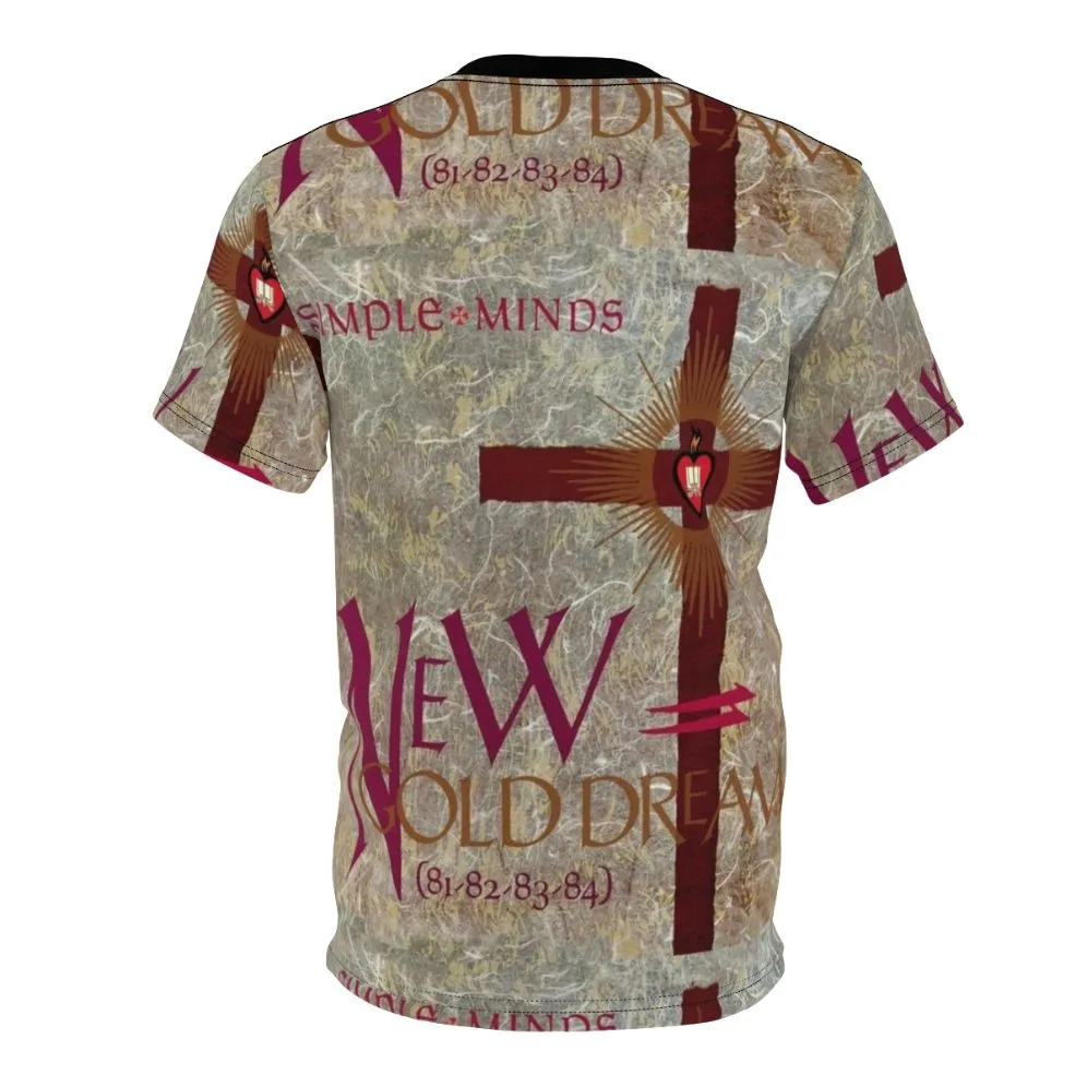 1980s Music Inspired Simple Minds New Gold Dream T-Shirt