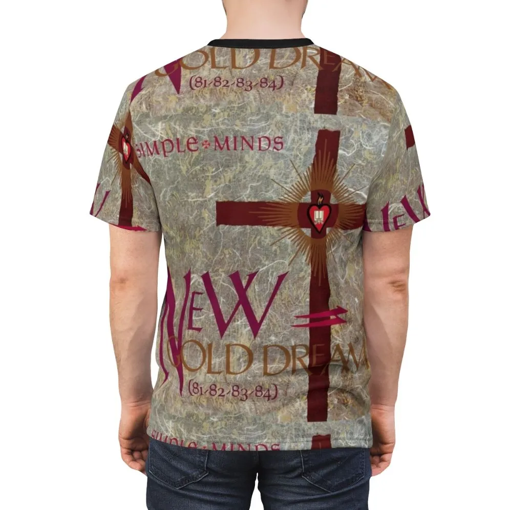 1980s Music Inspired Simple Minds New Gold Dream T-Shirt