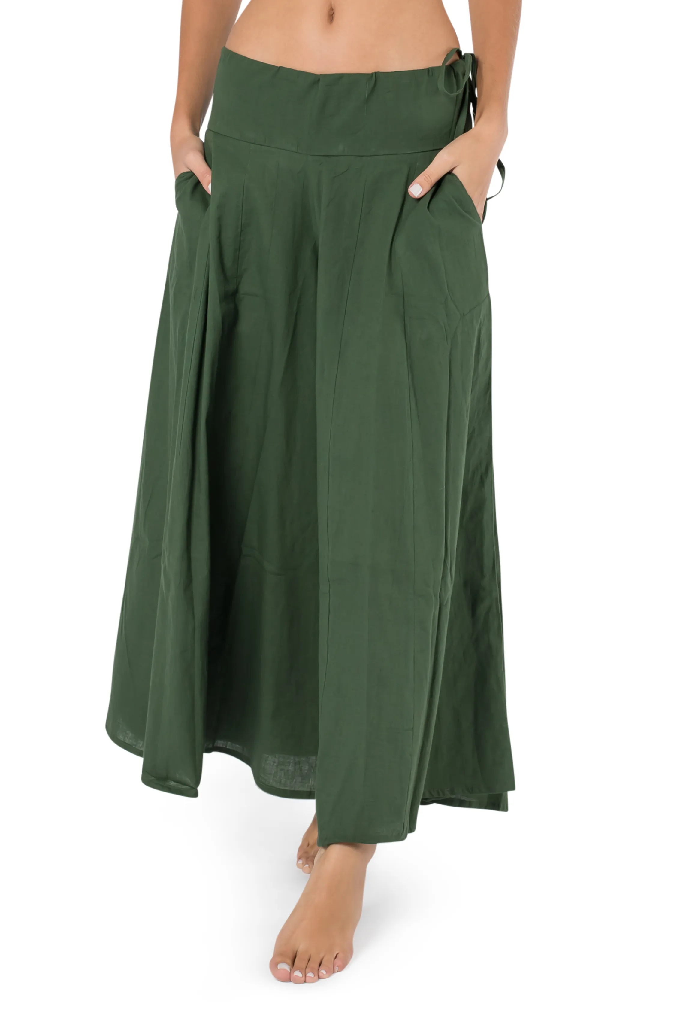 AIKIDO LOOSE SKIRT PANTS