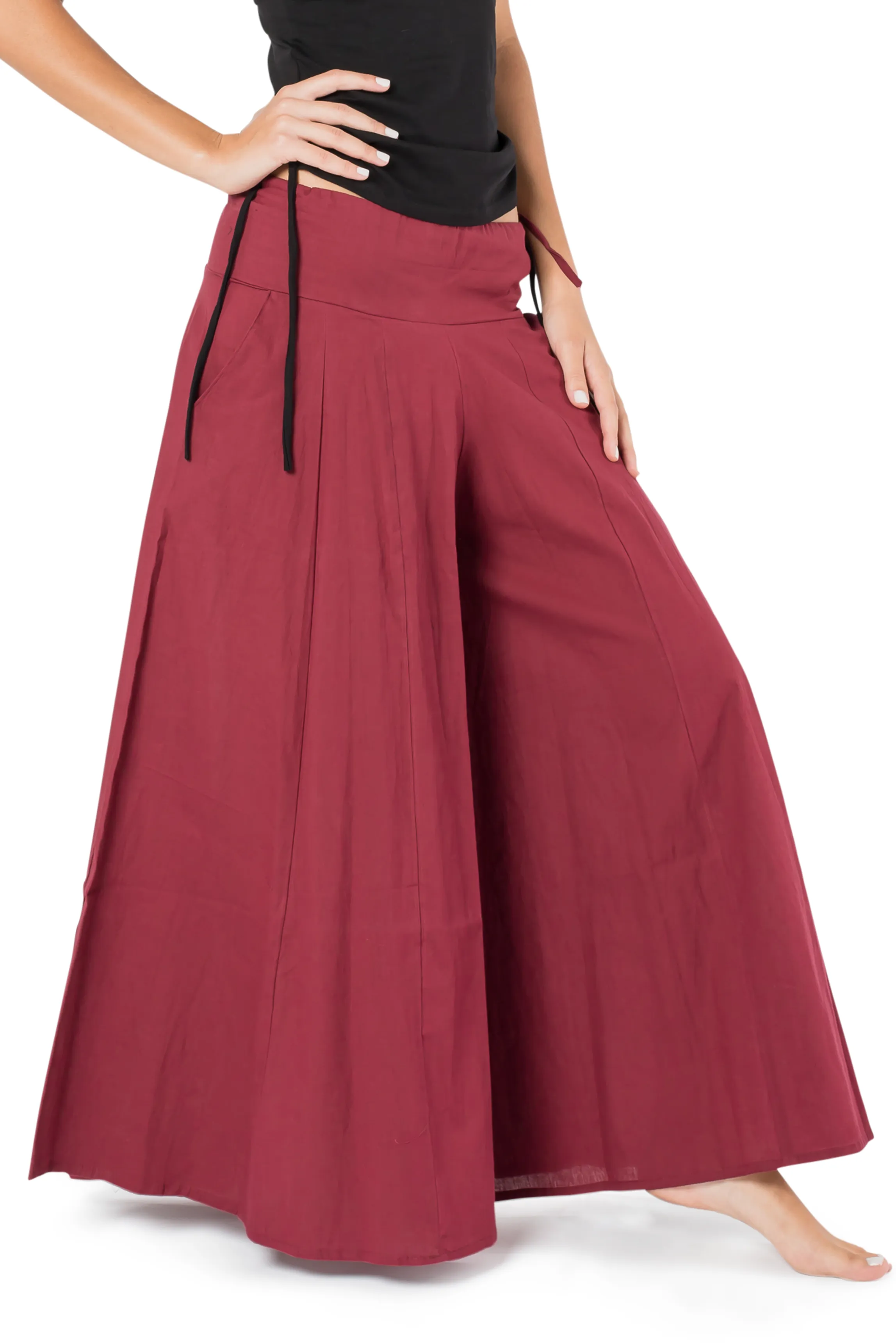 AIKIDO LOOSE SKIRT PANTS