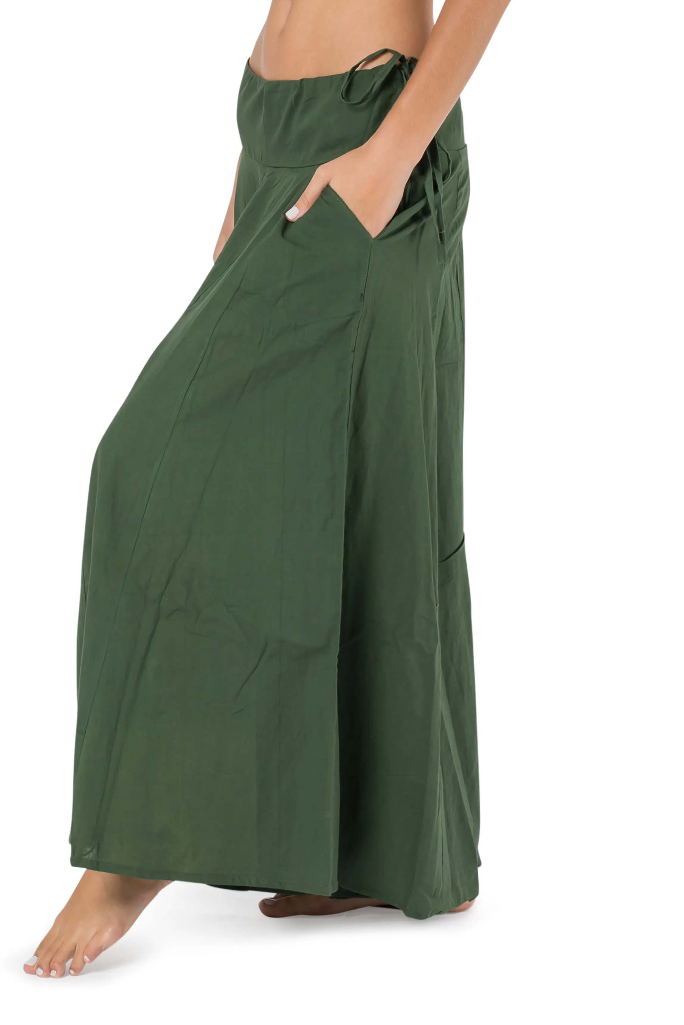 AIKIDO LOOSE SKIRT PANTS