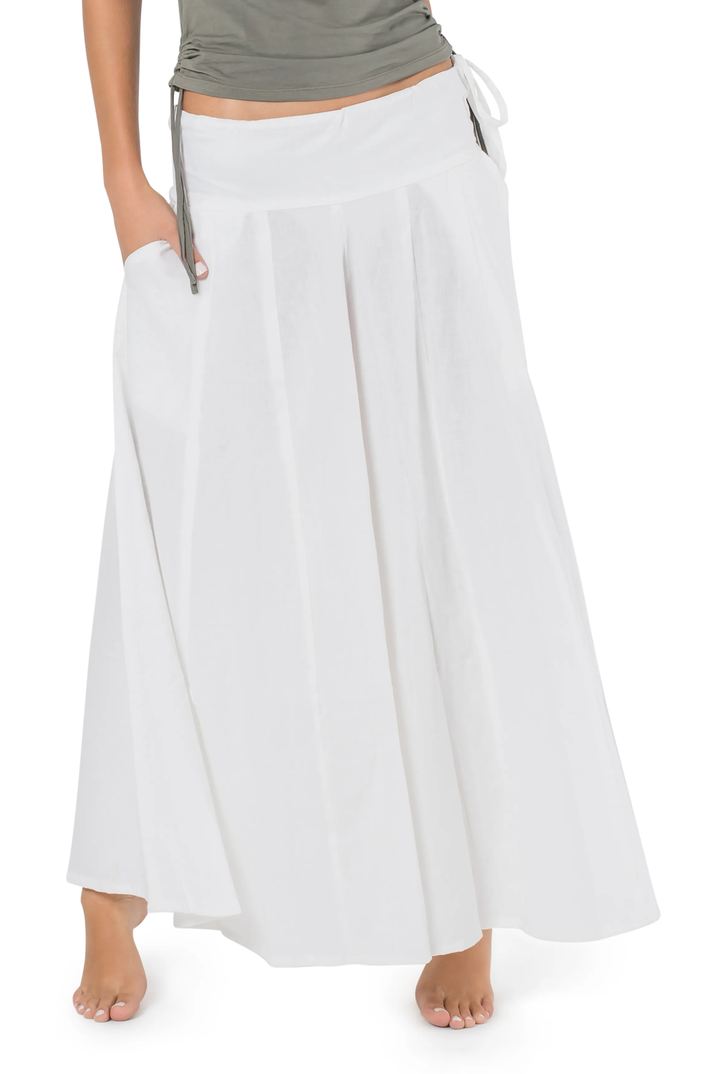 AIKIDO LOOSE SKIRT PANTS