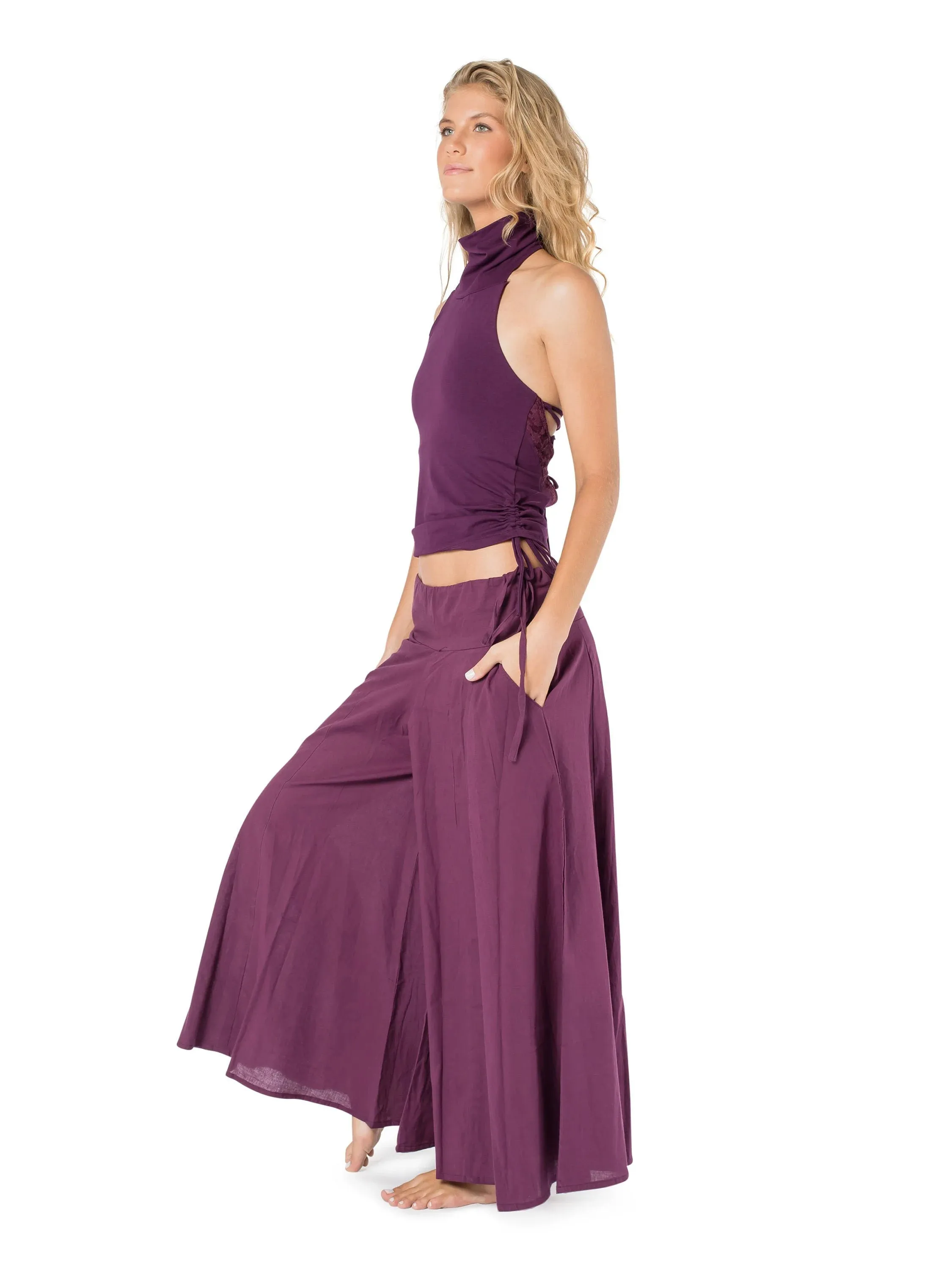 AIKIDO LOOSE SKIRT PANTS