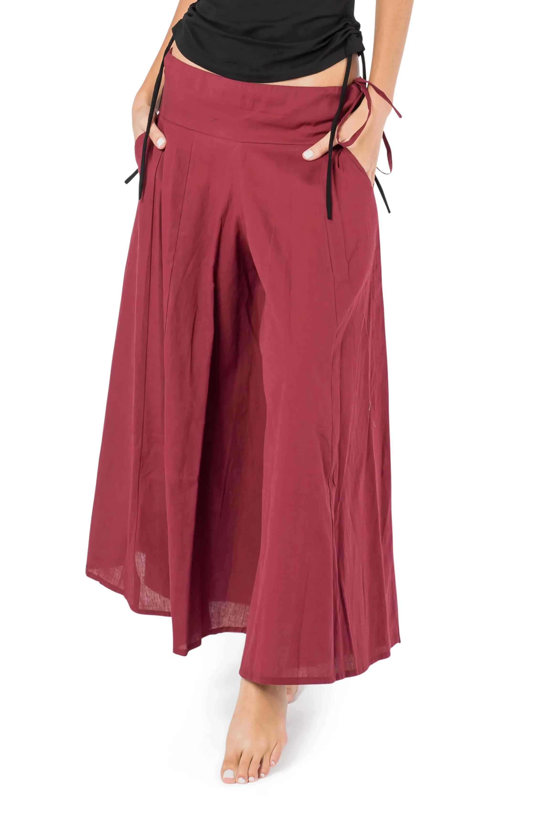 AIKIDO LOOSE SKIRT PANTS