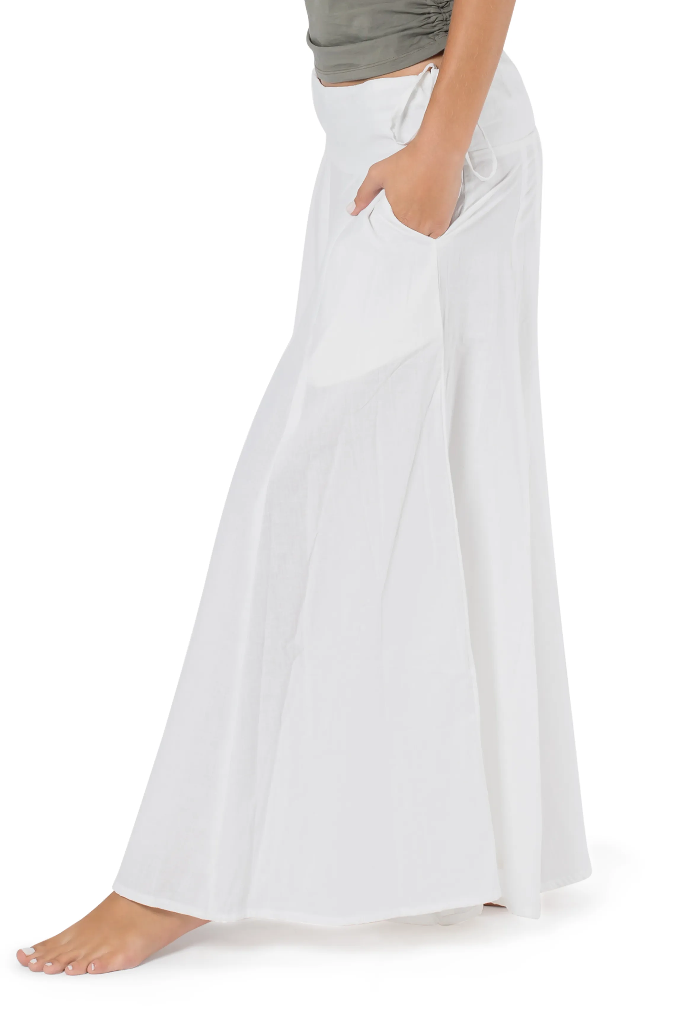 AIKIDO LOOSE SKIRT PANTS
