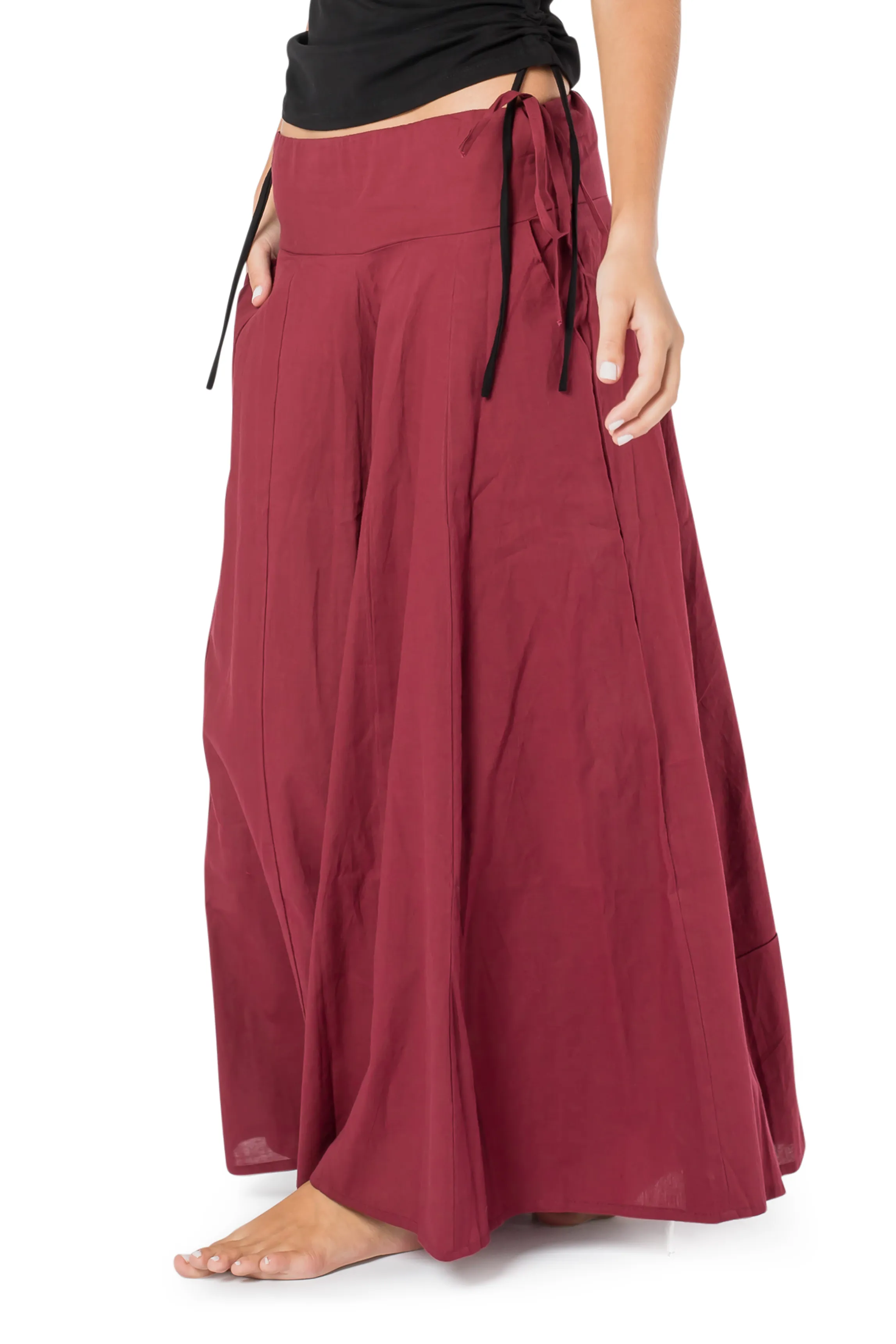 AIKIDO LOOSE SKIRT PANTS