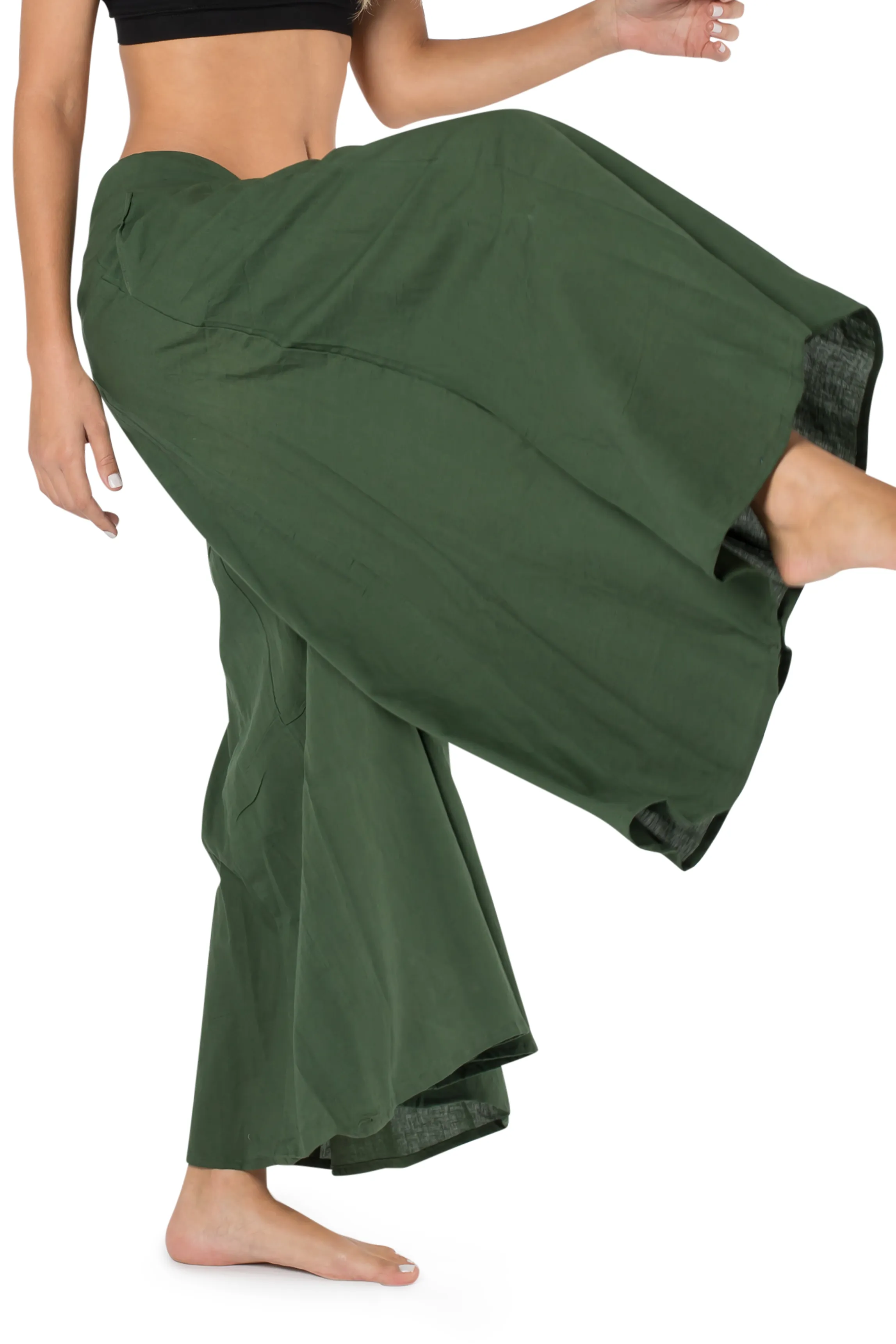 AIKIDO LOOSE SKIRT PANTS