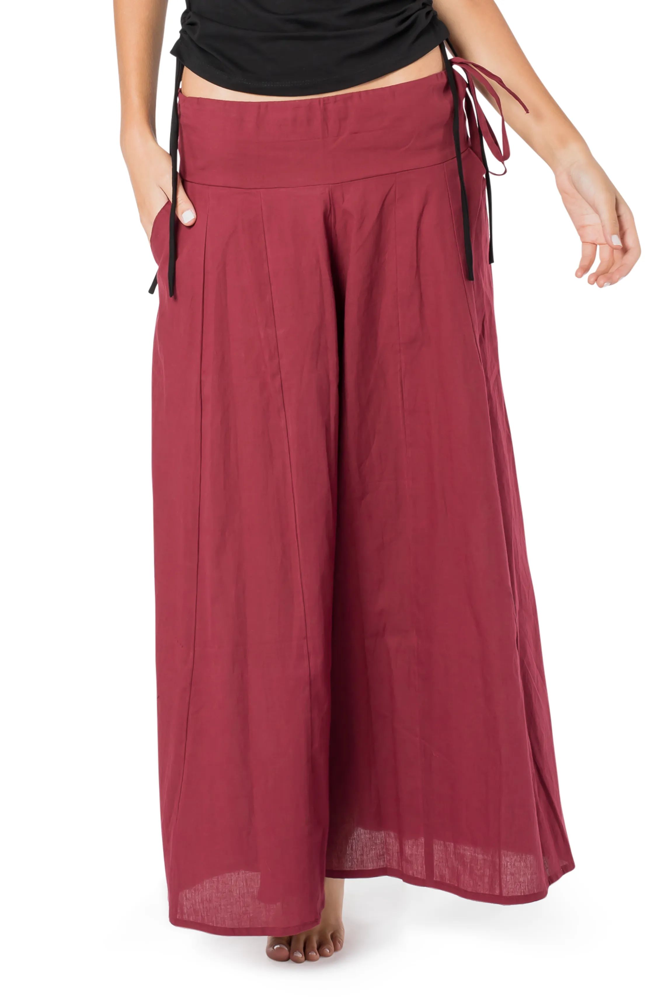 AIKIDO LOOSE SKIRT PANTS