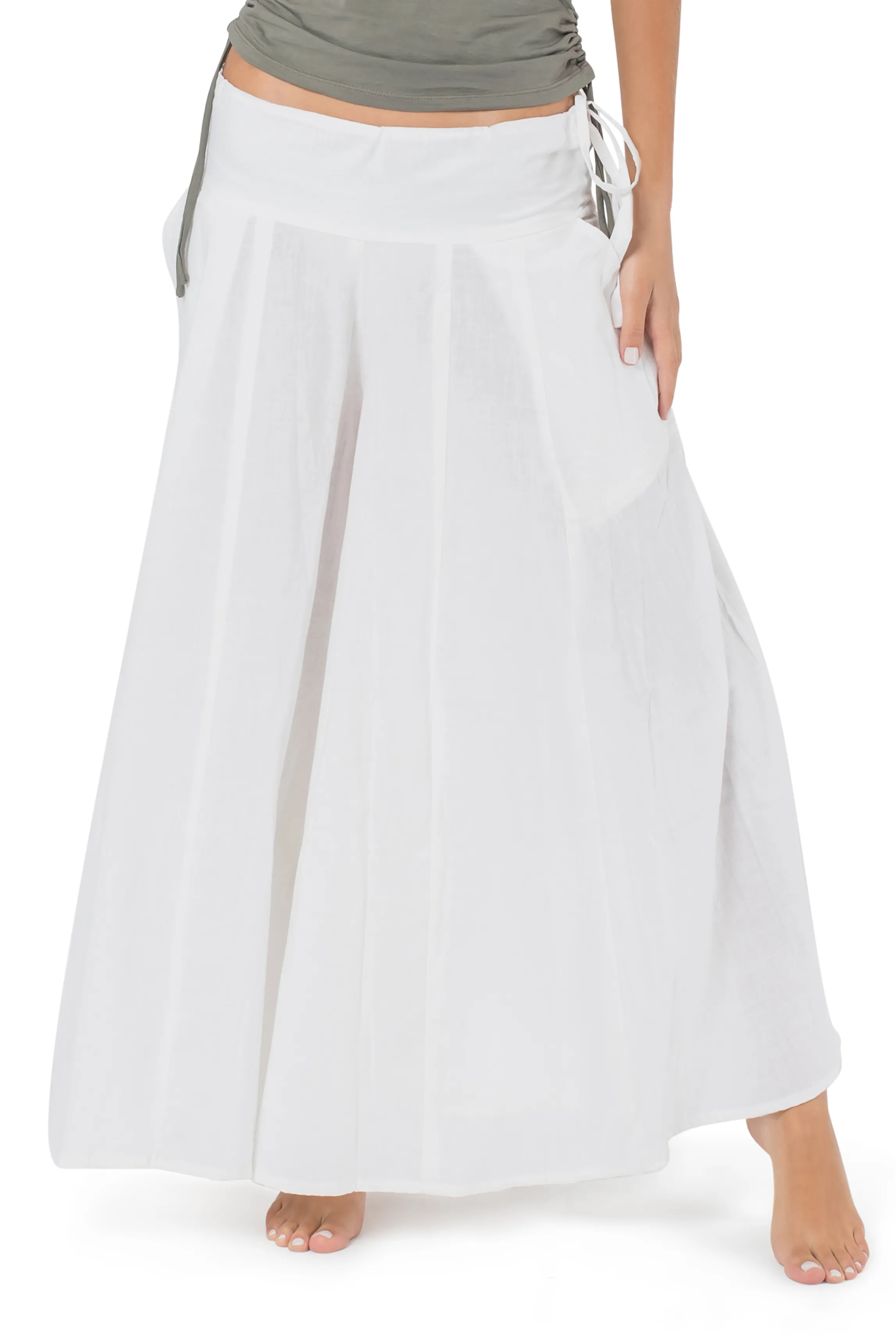 AIKIDO LOOSE SKIRT PANTS