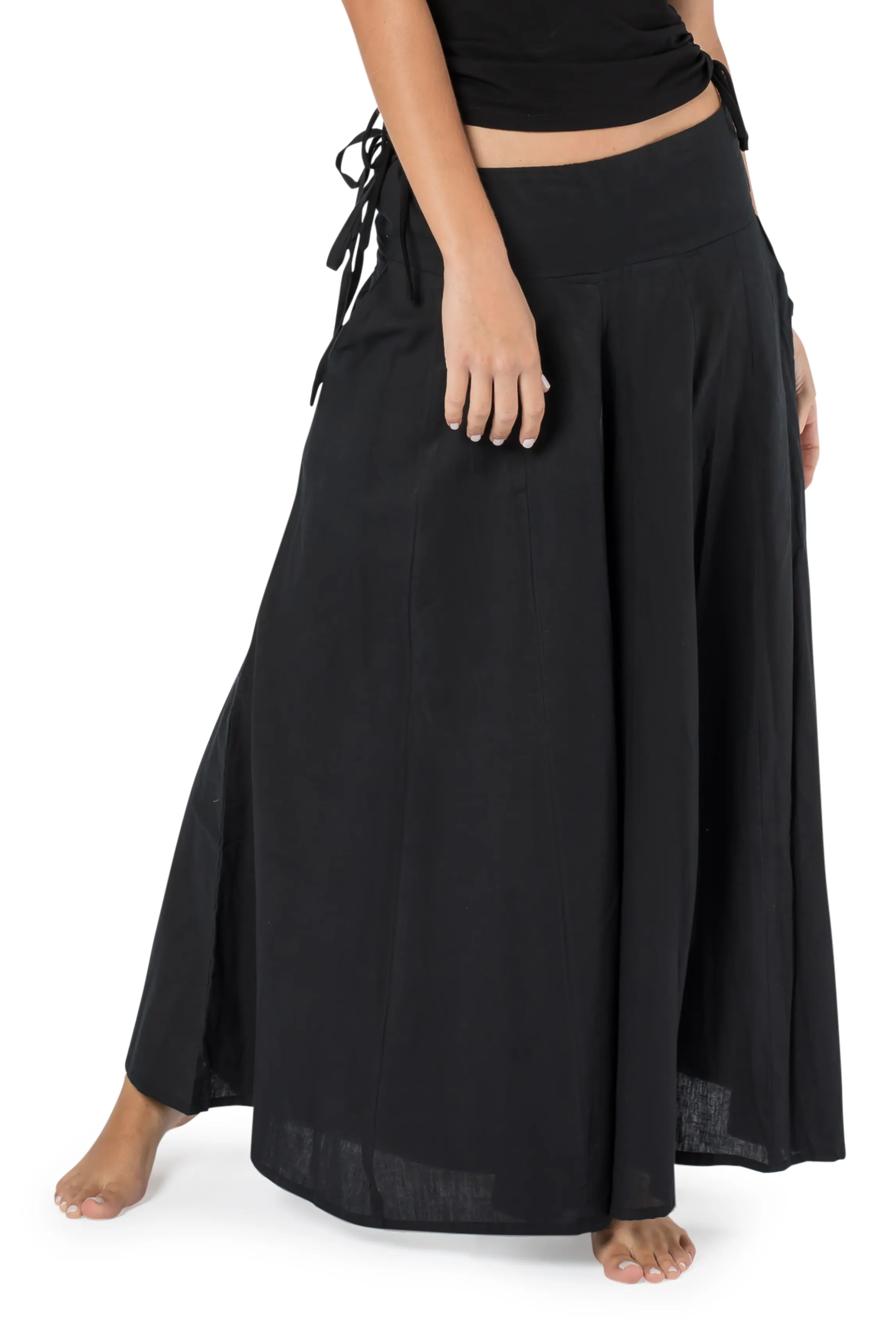 AIKIDO LOOSE SKIRT PANTS