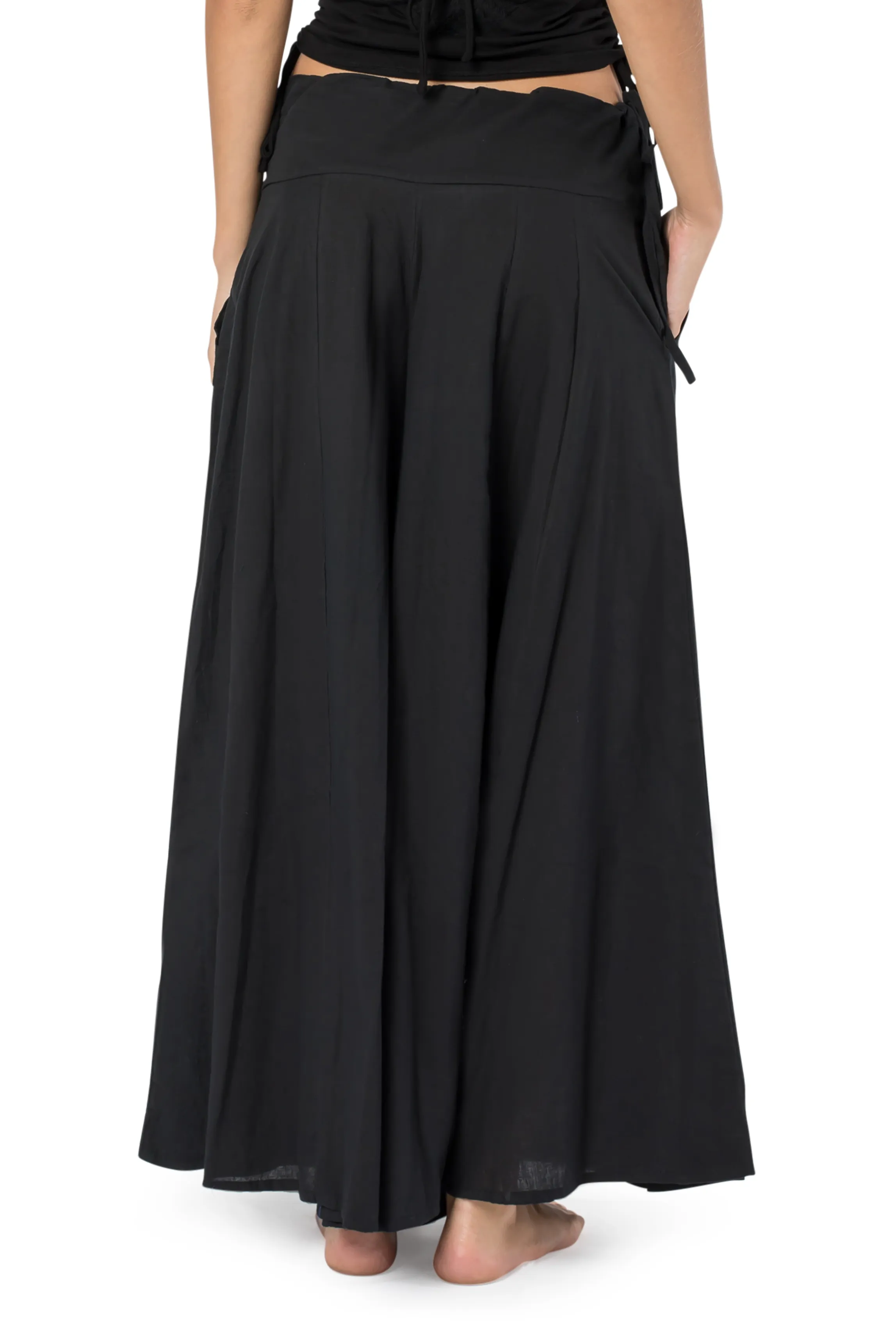 AIKIDO LOOSE SKIRT PANTS