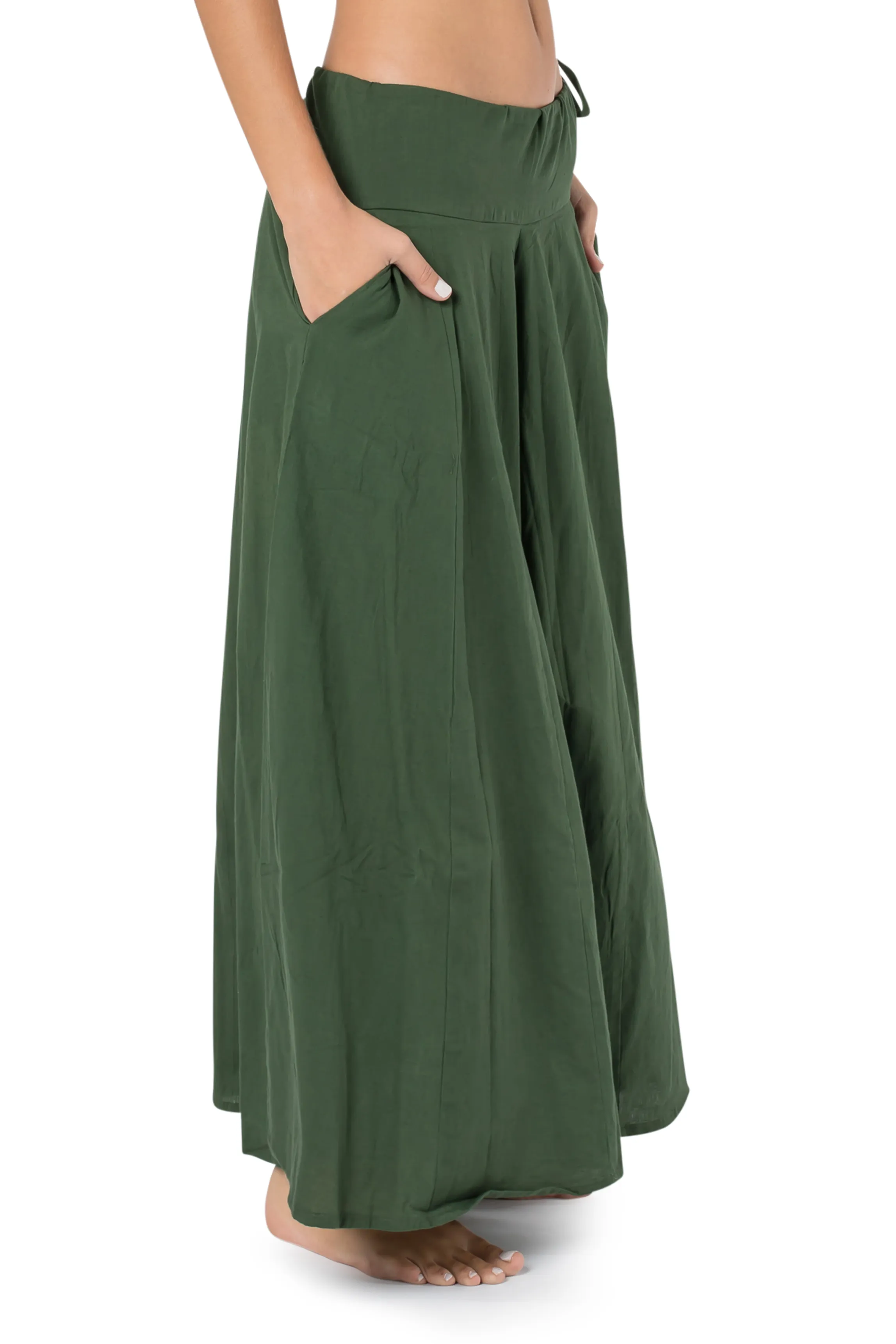 AIKIDO LOOSE SKIRT PANTS