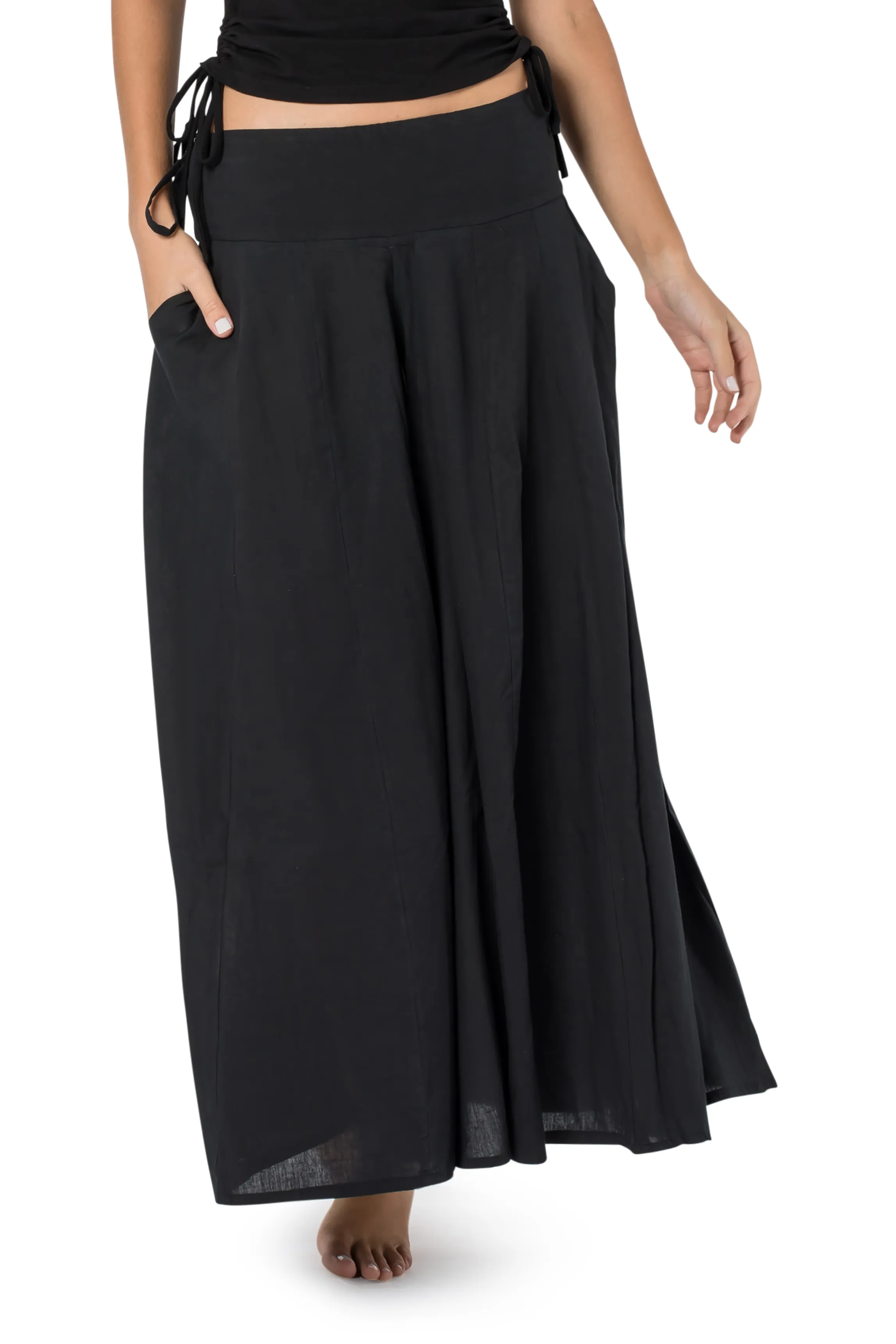 AIKIDO LOOSE SKIRT PANTS
