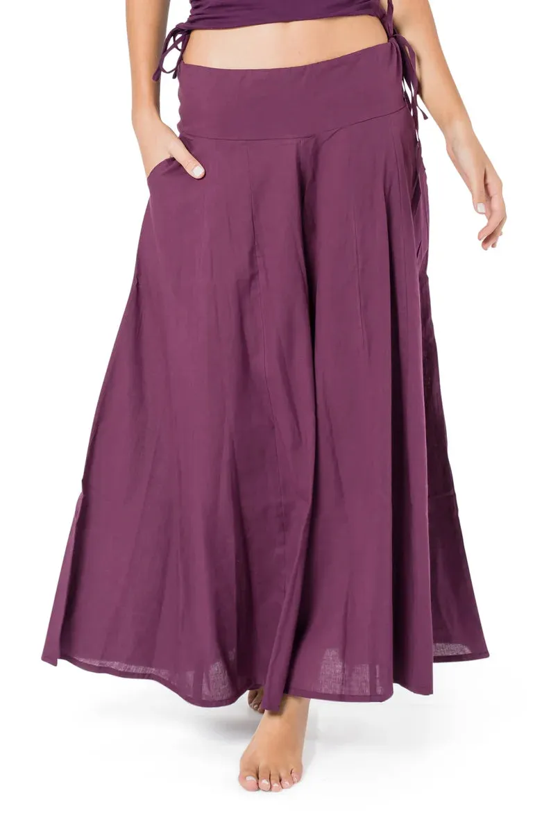AIKIDO LOOSE SKIRT PANTS