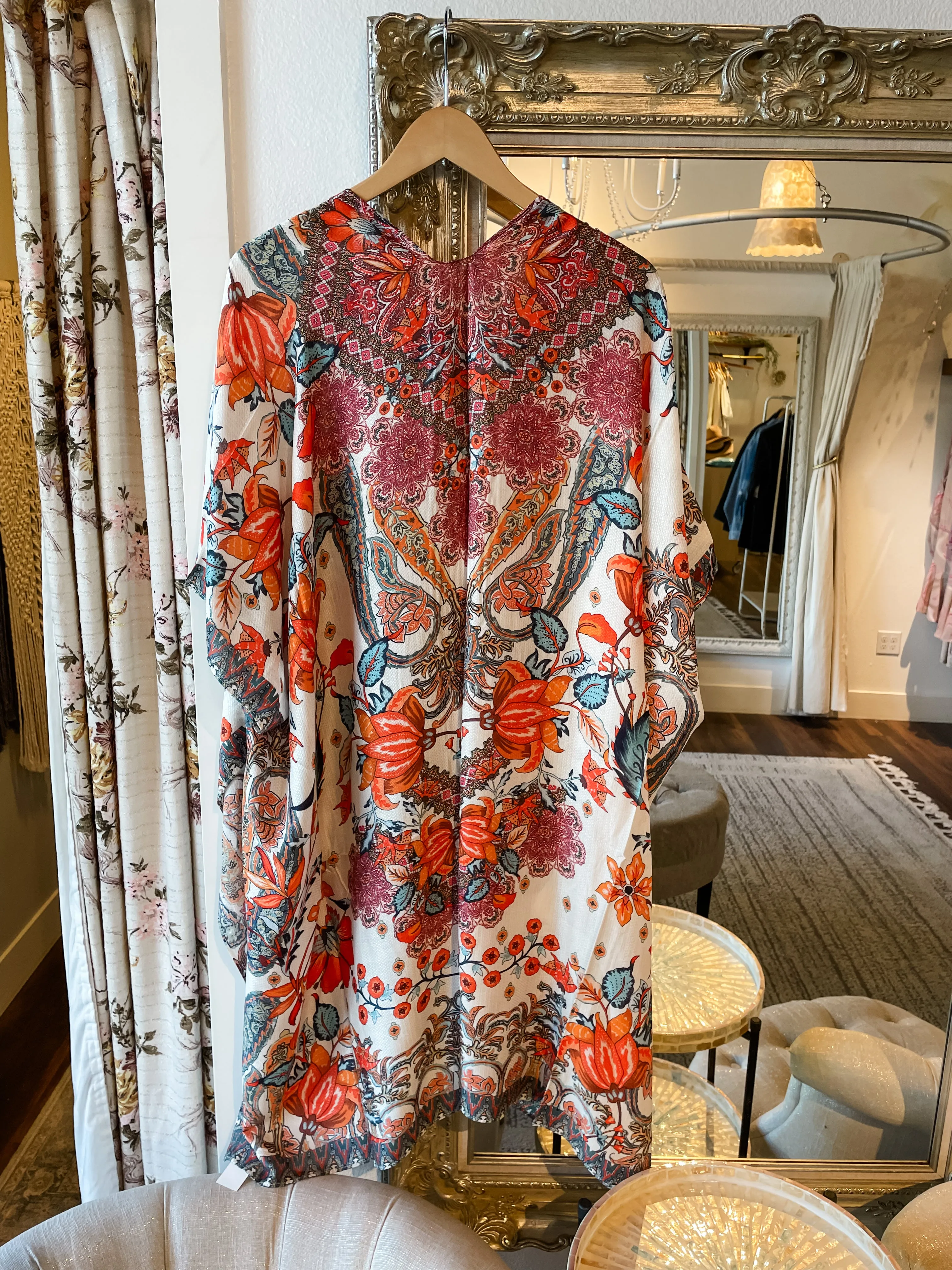 Alabaster Jacquard Kimono