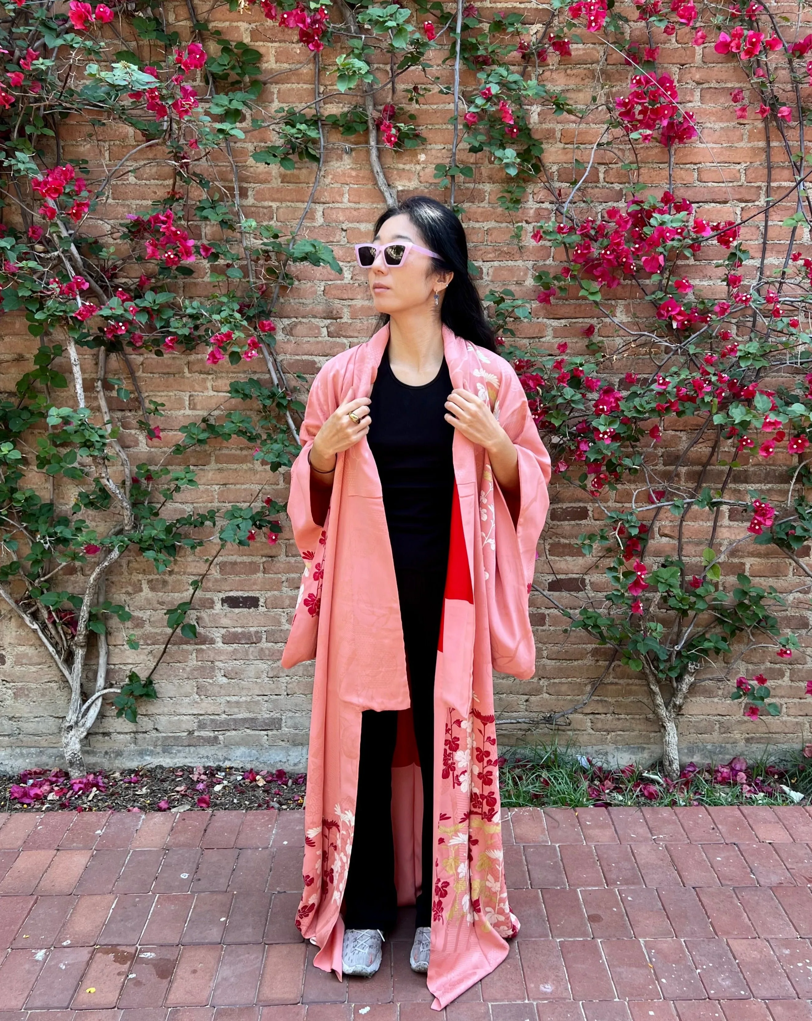 ANTIQUE KIMONO・MOMOIRO 桃色