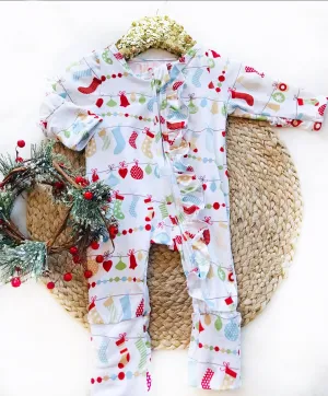 Baby Stocking Holiday Zipper Convertible Sleepers