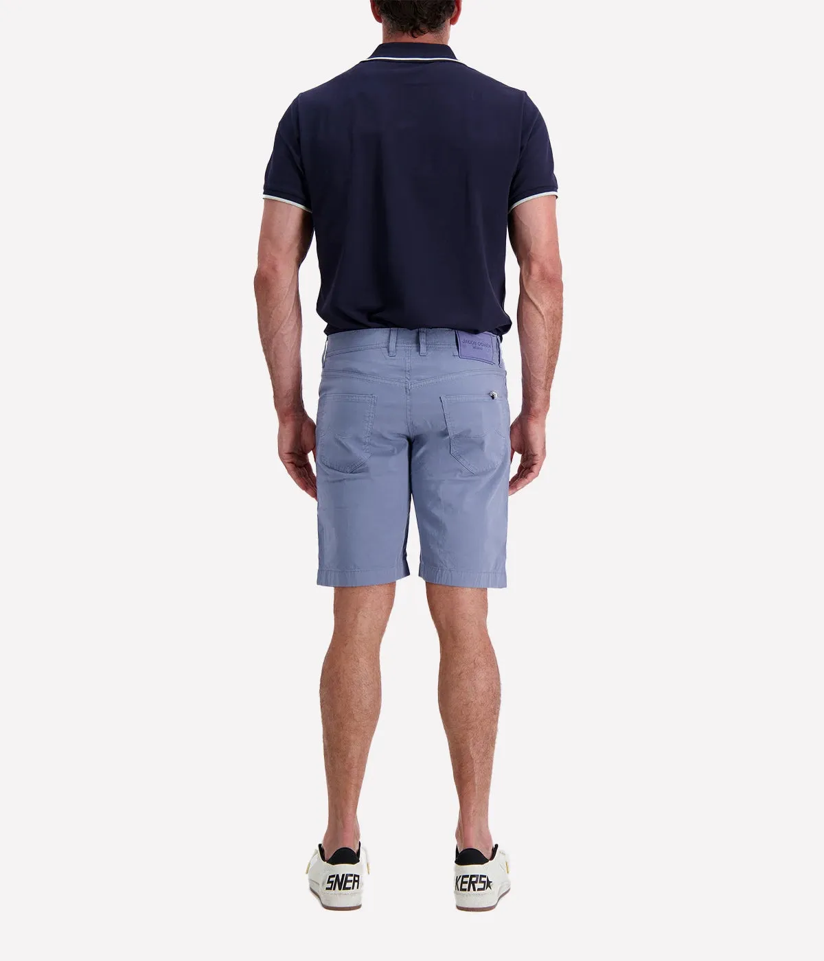 Bermuda 5 Pkt Slim Fit Nicolas in Azure