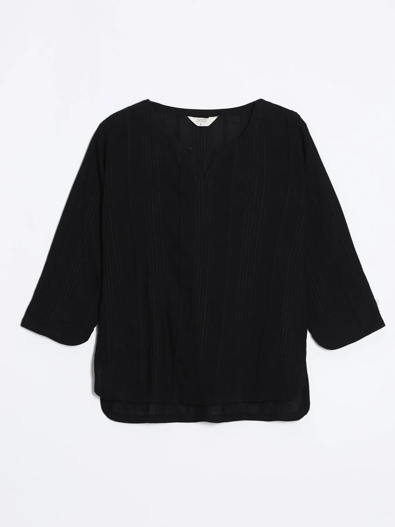 Black Everyday Cotton Top