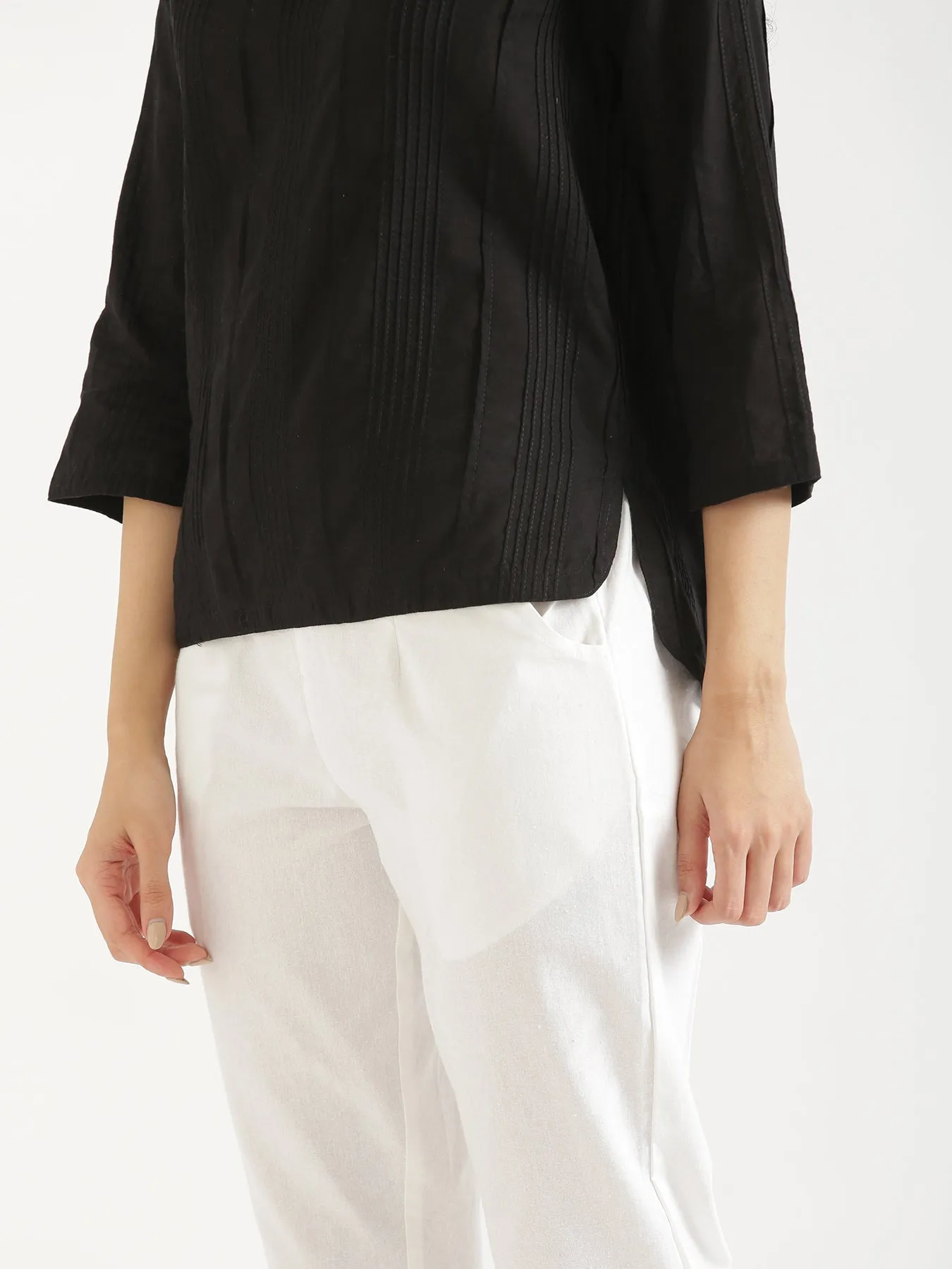 Black Everyday Cotton Top