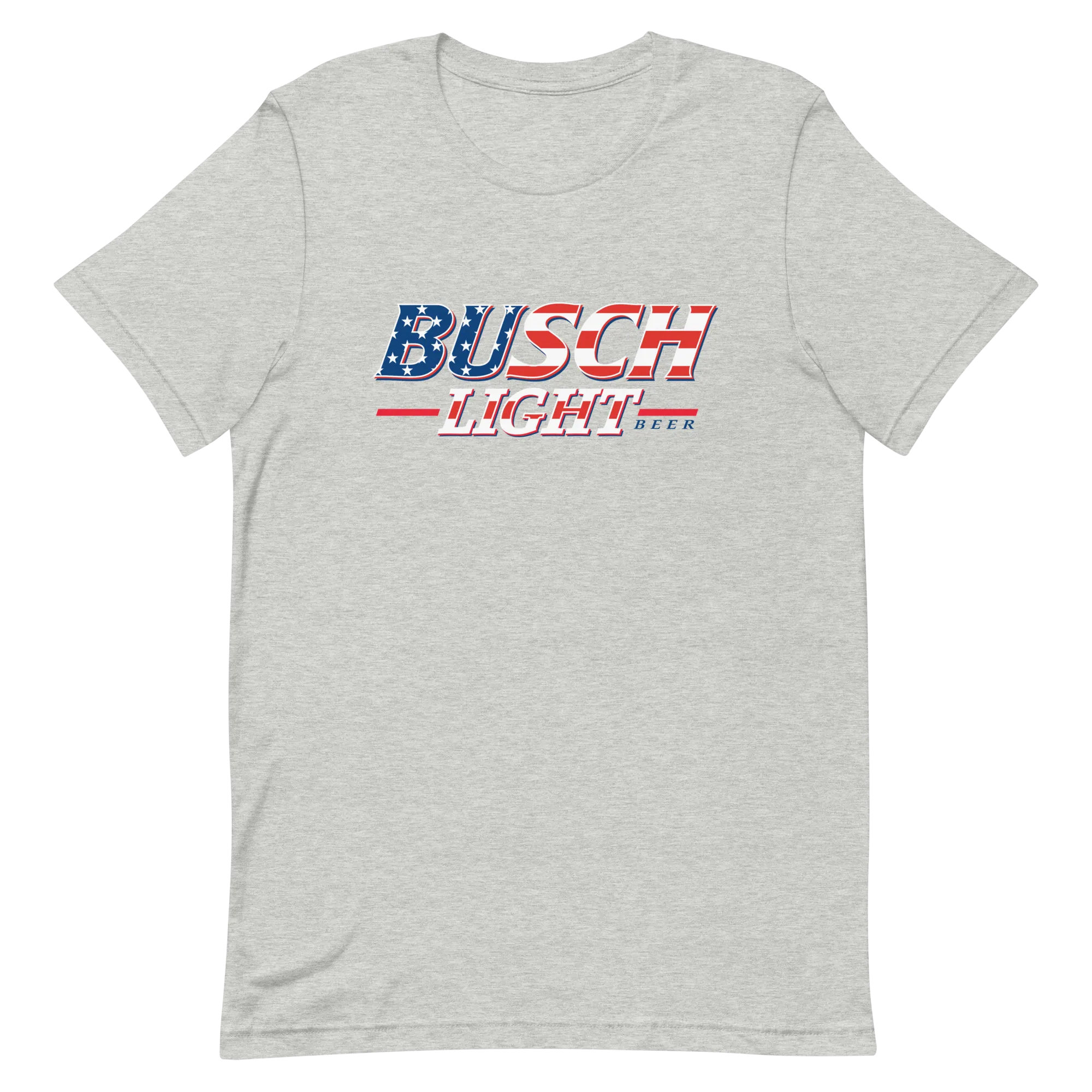 Busch Light '90s USA Flag Logo T-Shirt