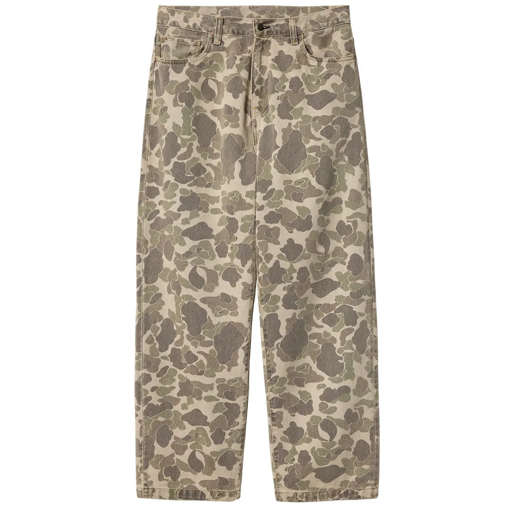 CARHARTT WIP DUCK LANDON PANT // CAMO DUCK/BLACK (BLEACHED) NO LENGTH