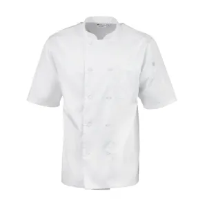 Chefs Works Montreal Cool Vent Unisex Short Sleeve Chefs Jacket White 4XL