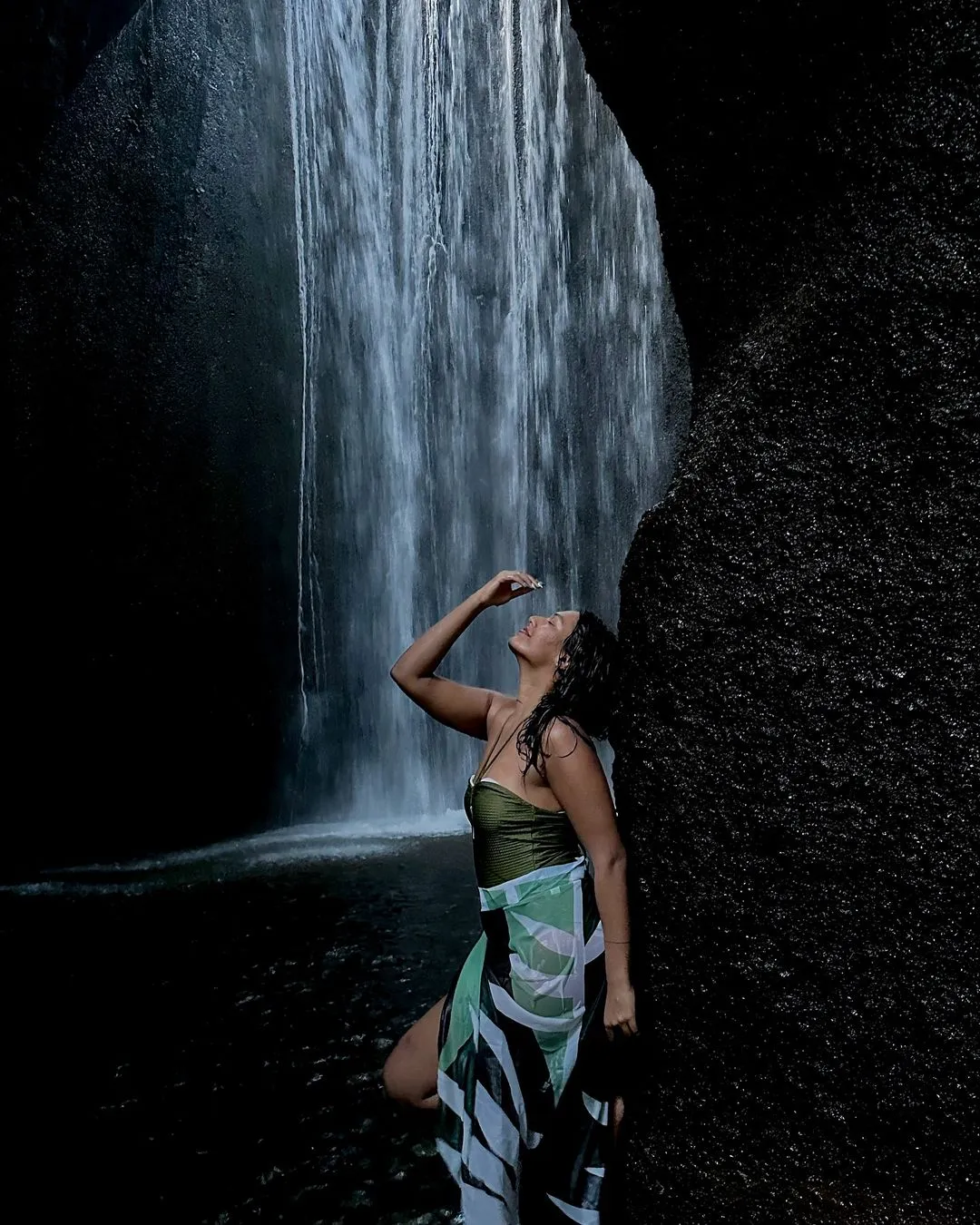 Dippin Beaded Bikini With Sarong Set
