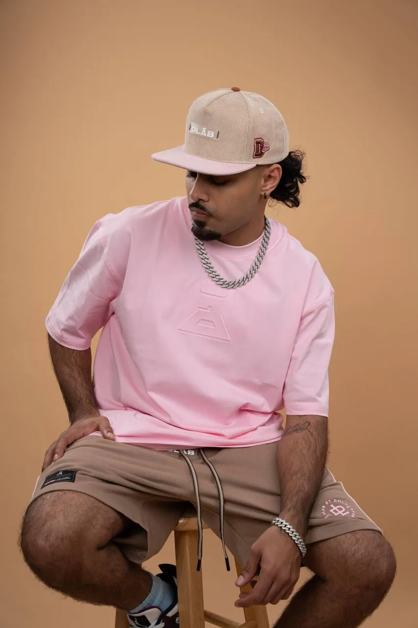 DLAB Short Brown/Cream/Pink