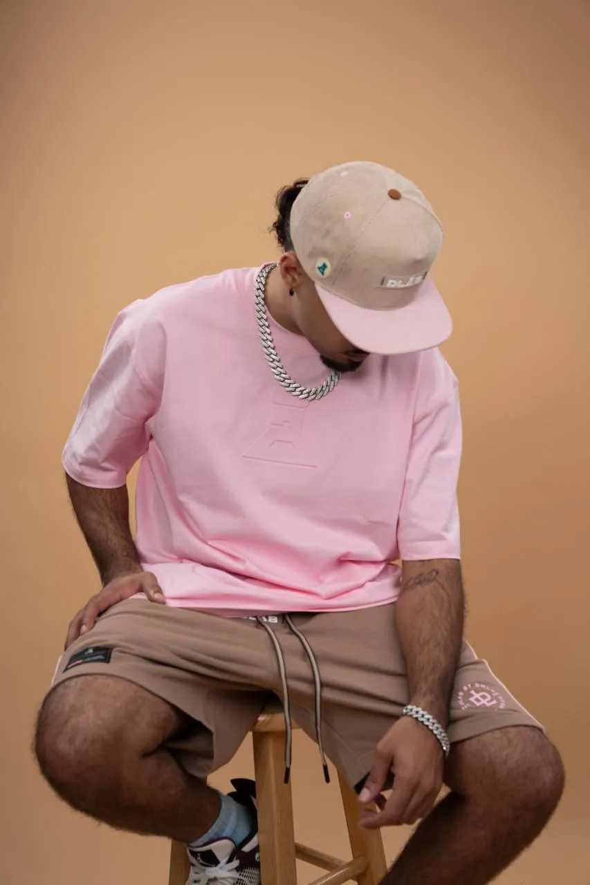 DLAB Short Brown/Cream/Pink