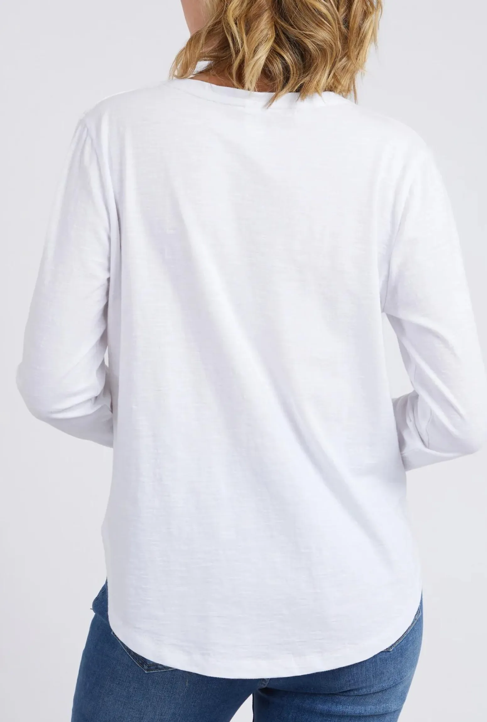 Elm Everyday L/S Tee - White
