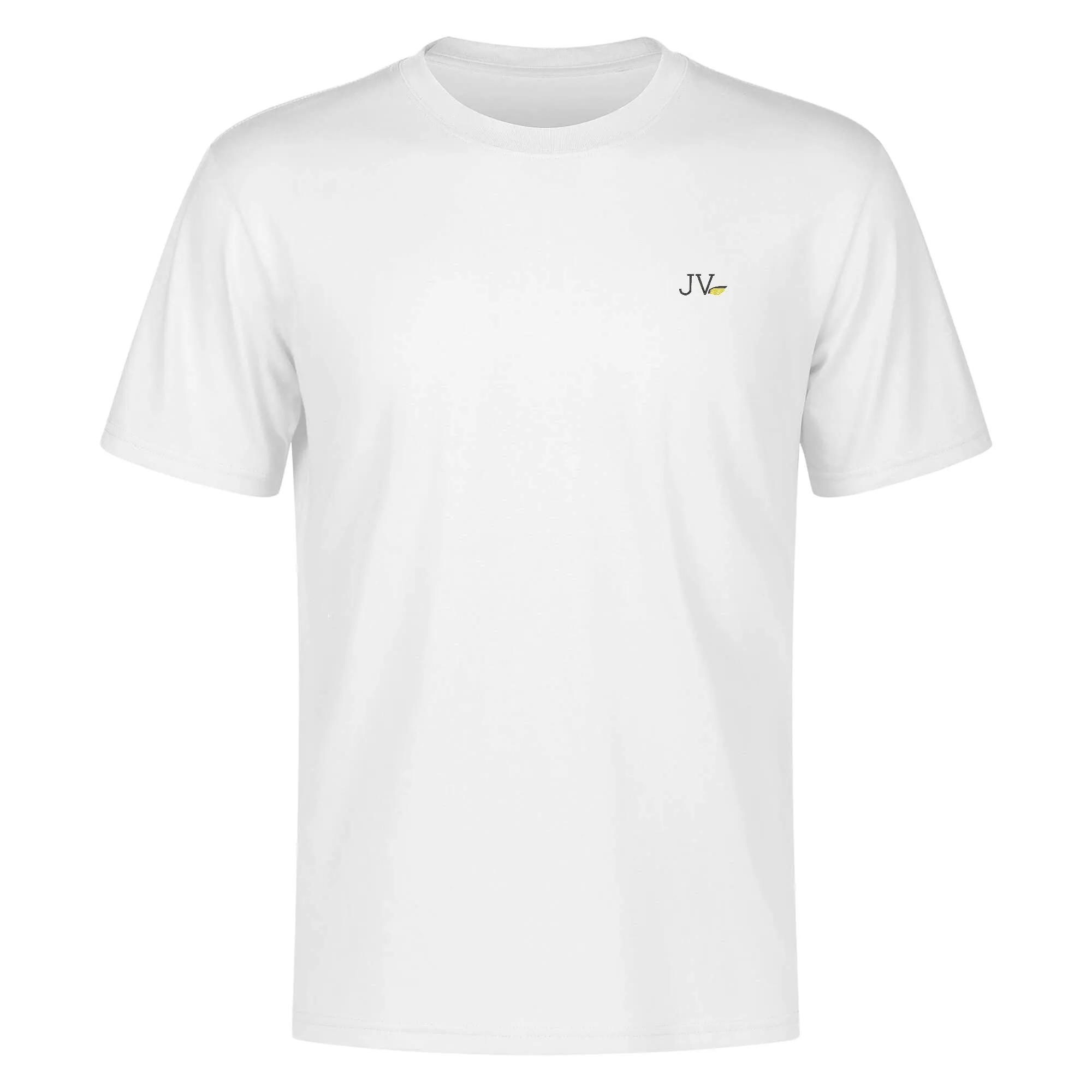 Embroidered Womens Cotton T shirt (Chest Design)