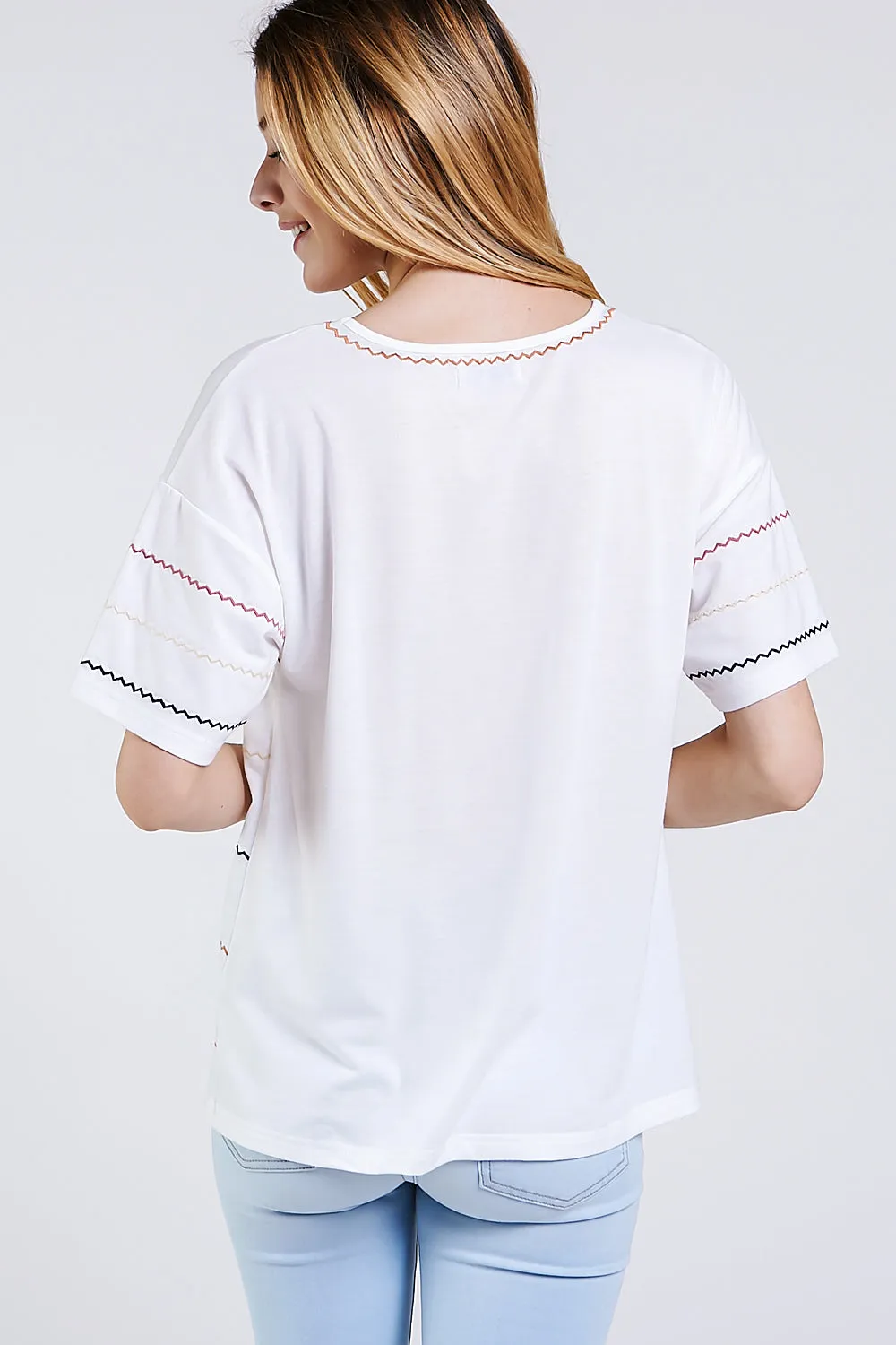 Everyday Color Stitch Tee