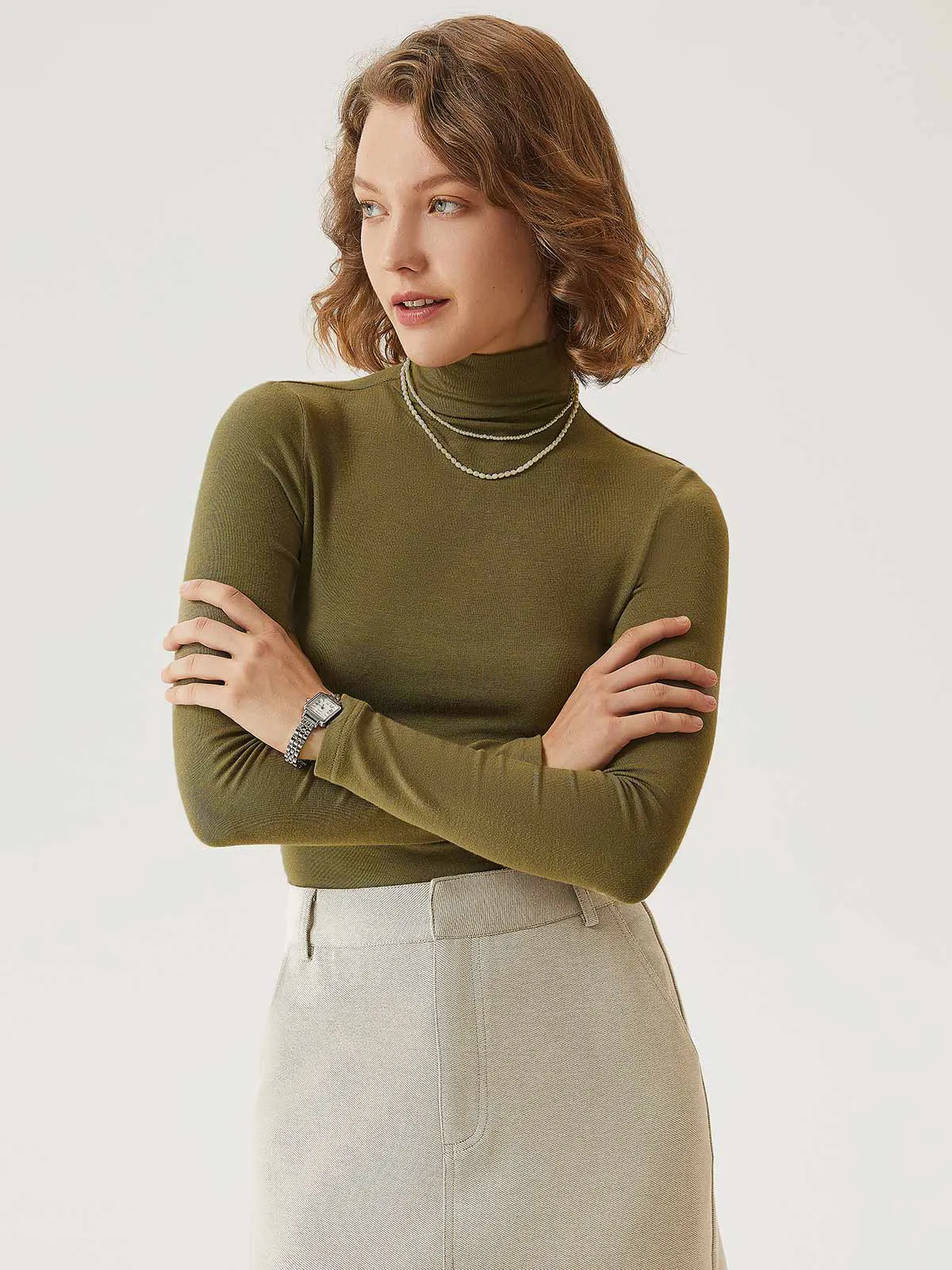 Everyday Mockneck Top