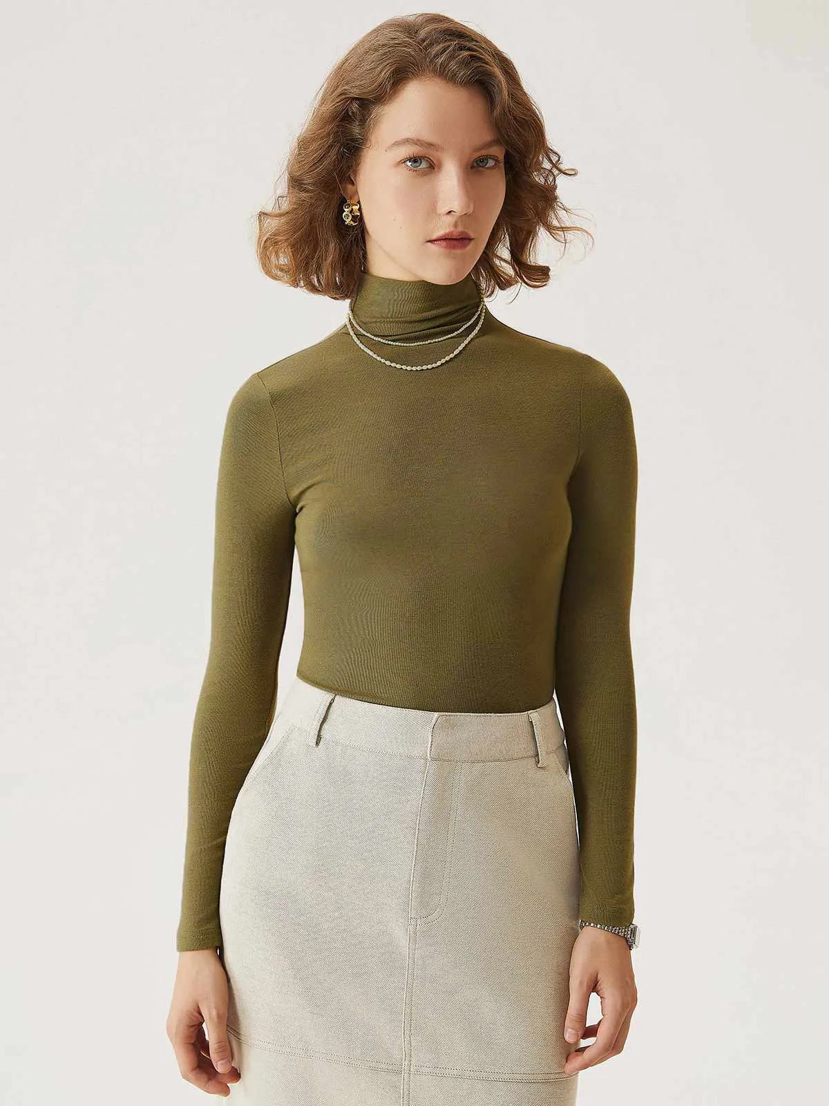 Everyday Mockneck Top