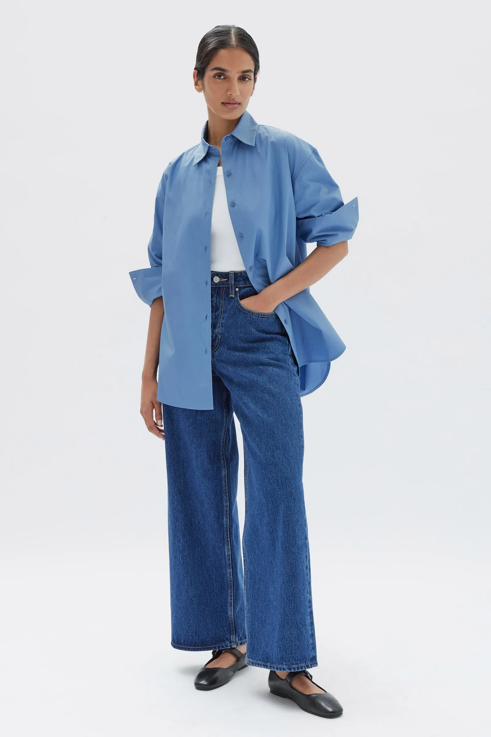 Everyday Poplin Shirt| Infinity
