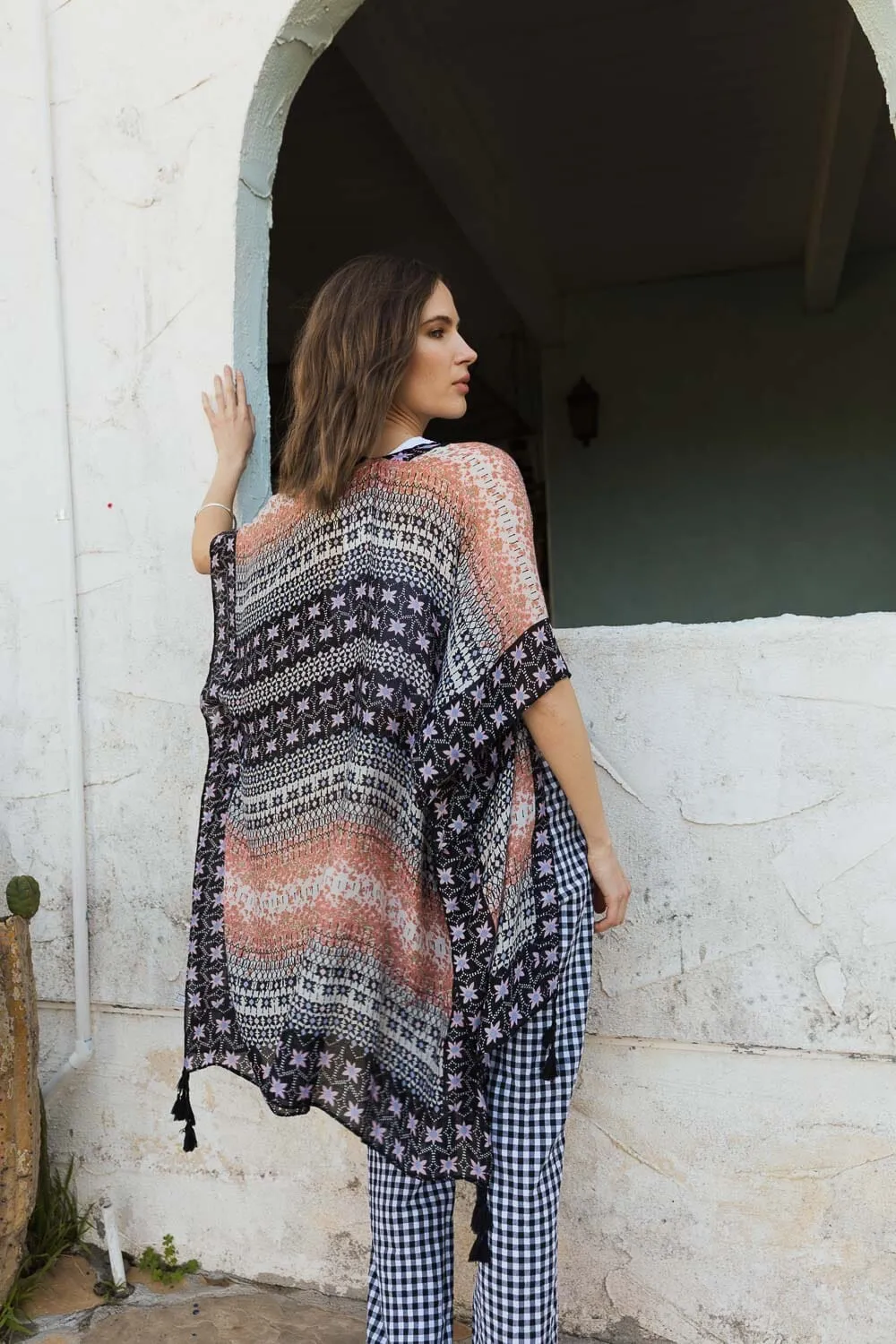 Floral Combo Kimono