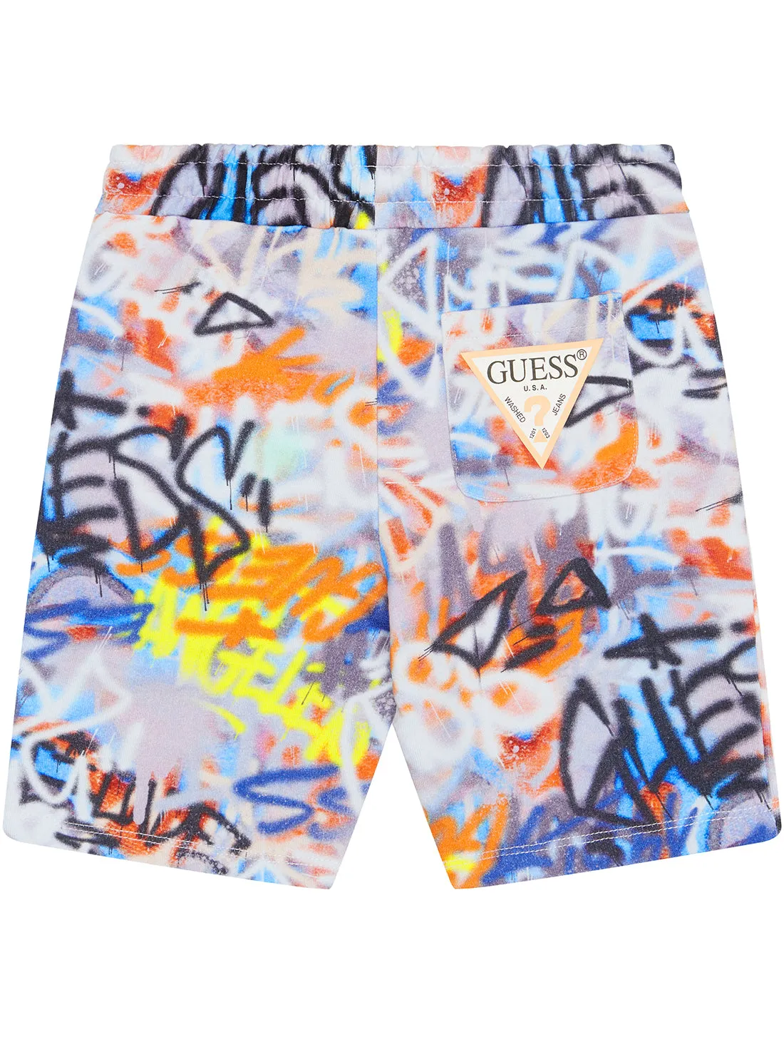 Graffiti Print Active Shorts