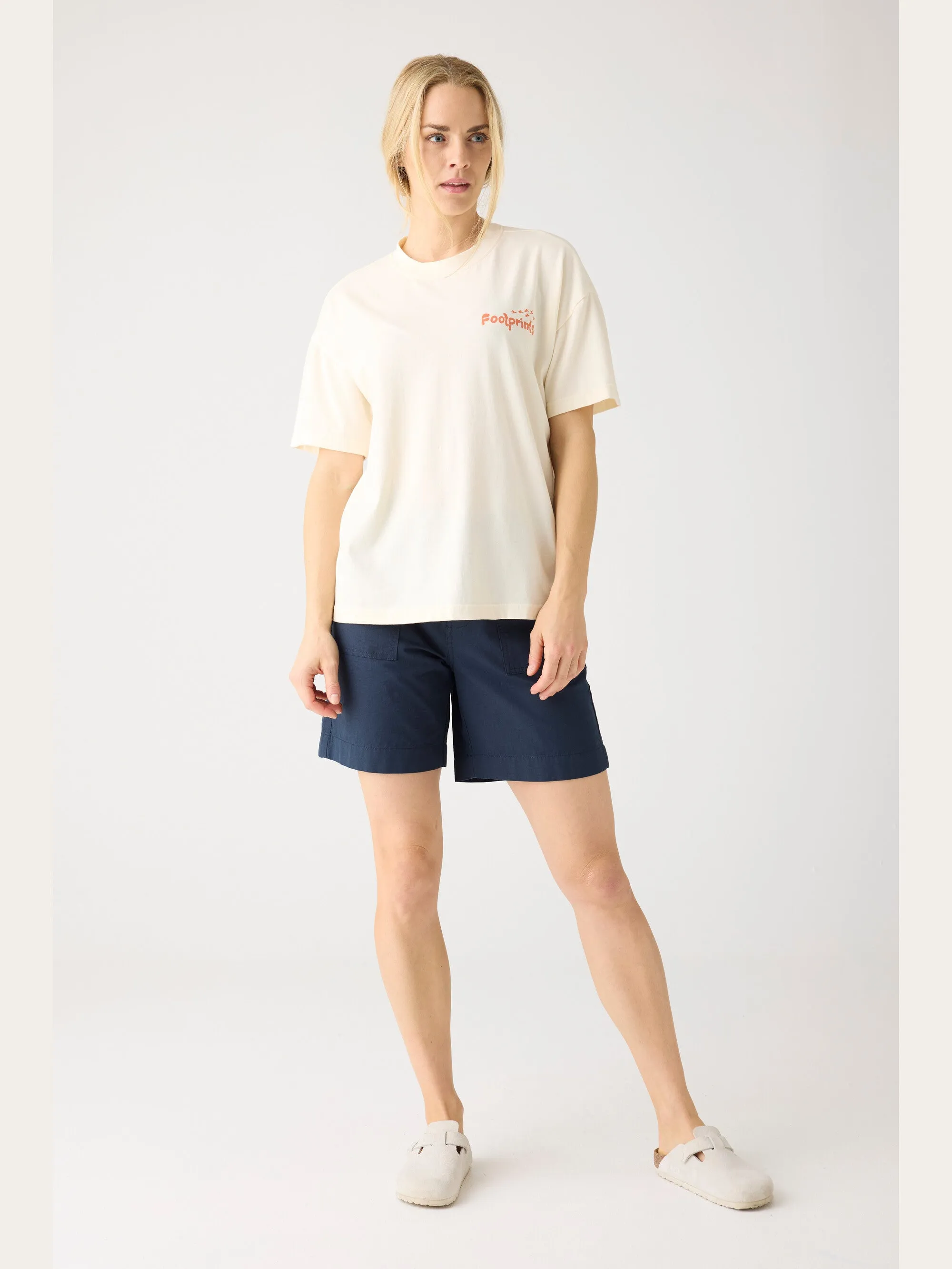 GRAPHIC t-shirt - Regenerative Organic Certified™ - GOTS/Vegan - Egret