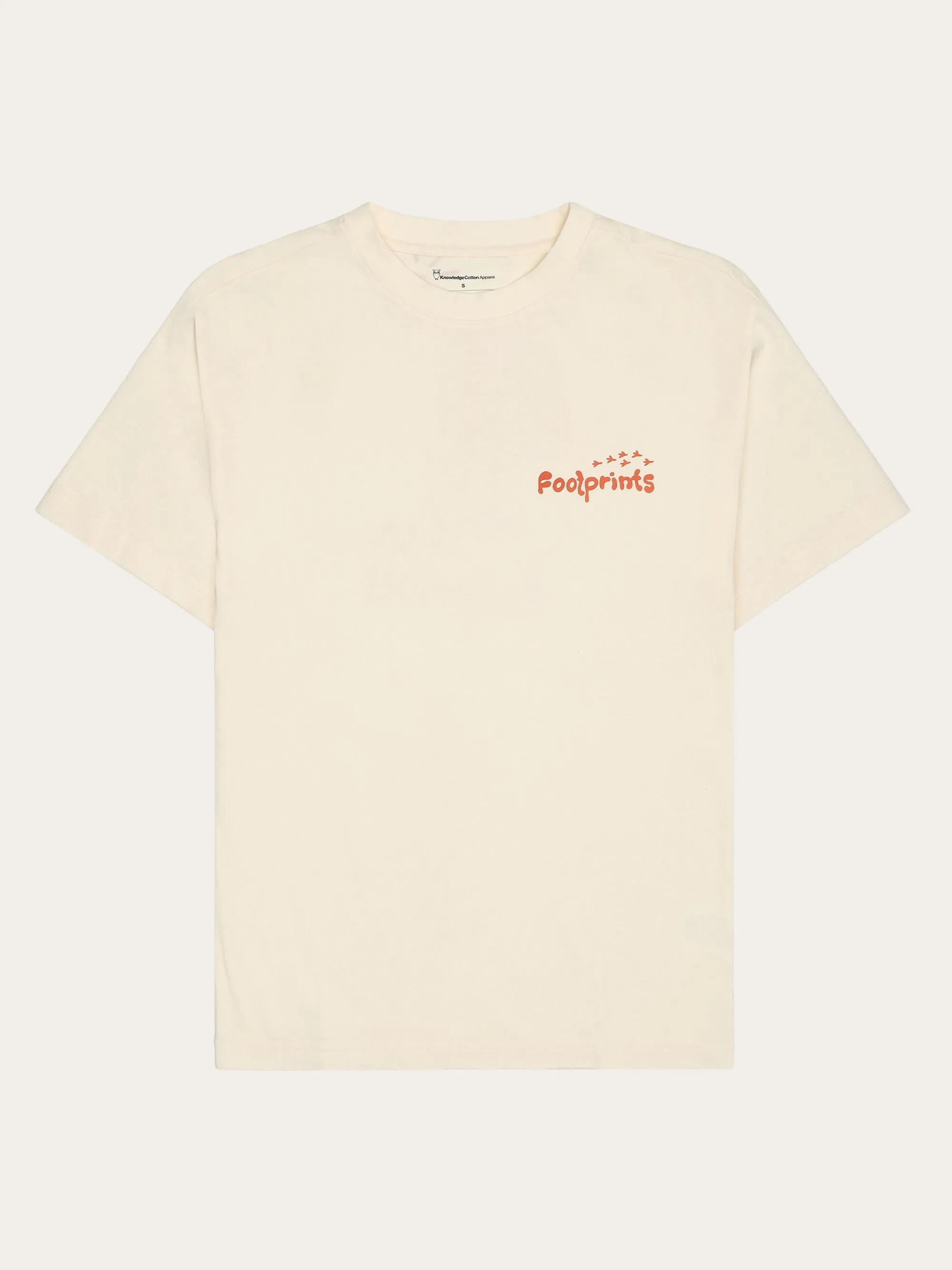 GRAPHIC t-shirt - Regenerative Organic Certified™ - GOTS/Vegan - Egret