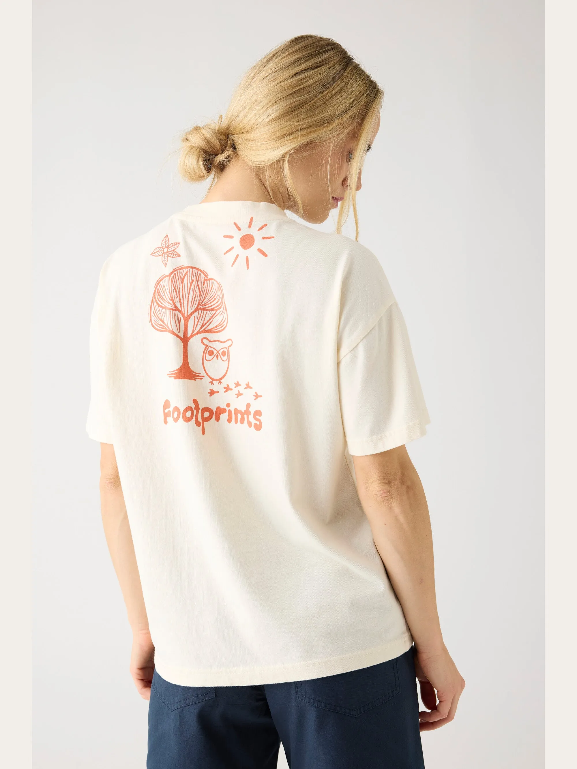GRAPHIC t-shirt - Regenerative Organic Certified™ - GOTS/Vegan - Egret