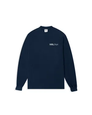 HAL Dept. Astral Weeks Radio L/S T-shirt - Navy