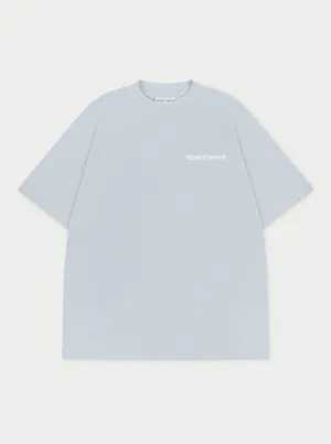 HEAVYWEIGHT COPYRIGHT T-SHIRT - POWDER BLUE