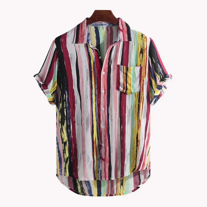 Ivyshape | Abstract Painted Shirt