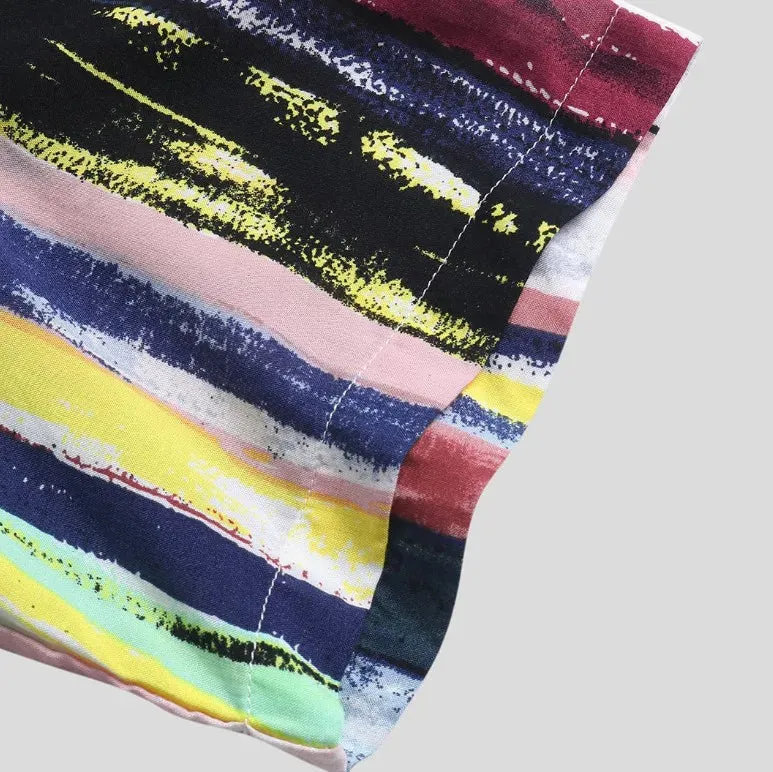 Ivyshape | Abstract Painted Shirt