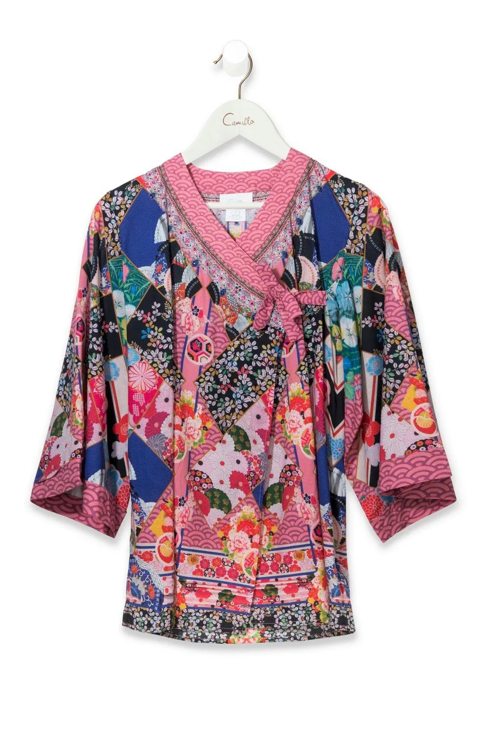 KID'S KIMONO WRAP DRESS POSTCARDS FROM MARS