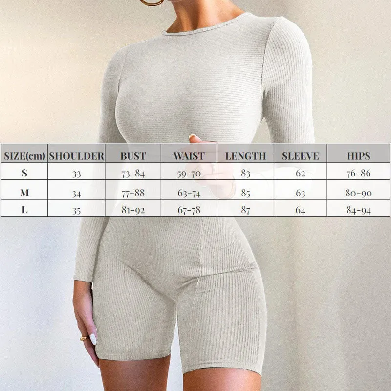 Knitted Bodycon Romper Suit