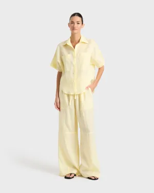 Leiden Relaxed Pant - Lemon