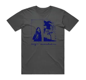 Light Again Dark Blue Print T-Shirt