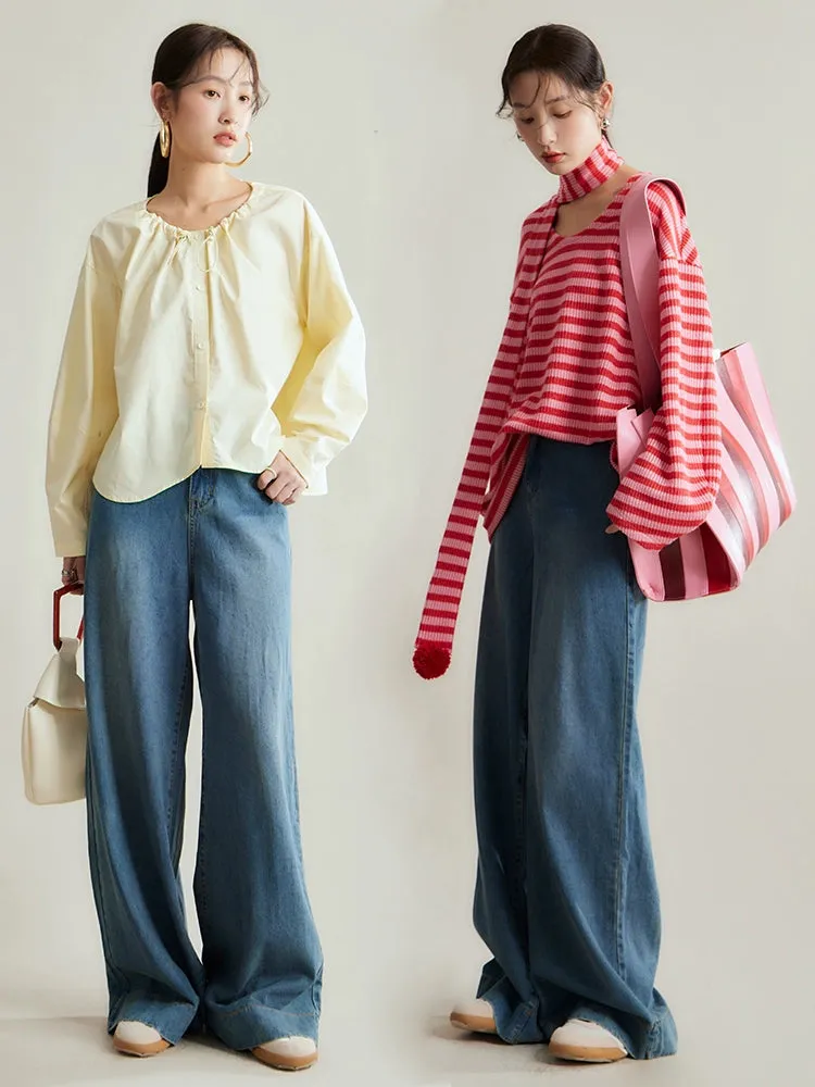 Loose Casal Wide Leg Jeans